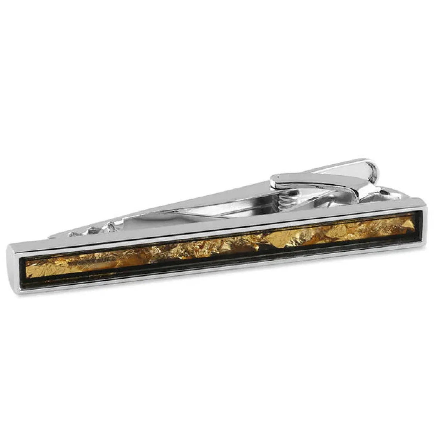 Best Sale Gold Leaf Tie Clip with 22k Yellow Gold Classic Tie Bars