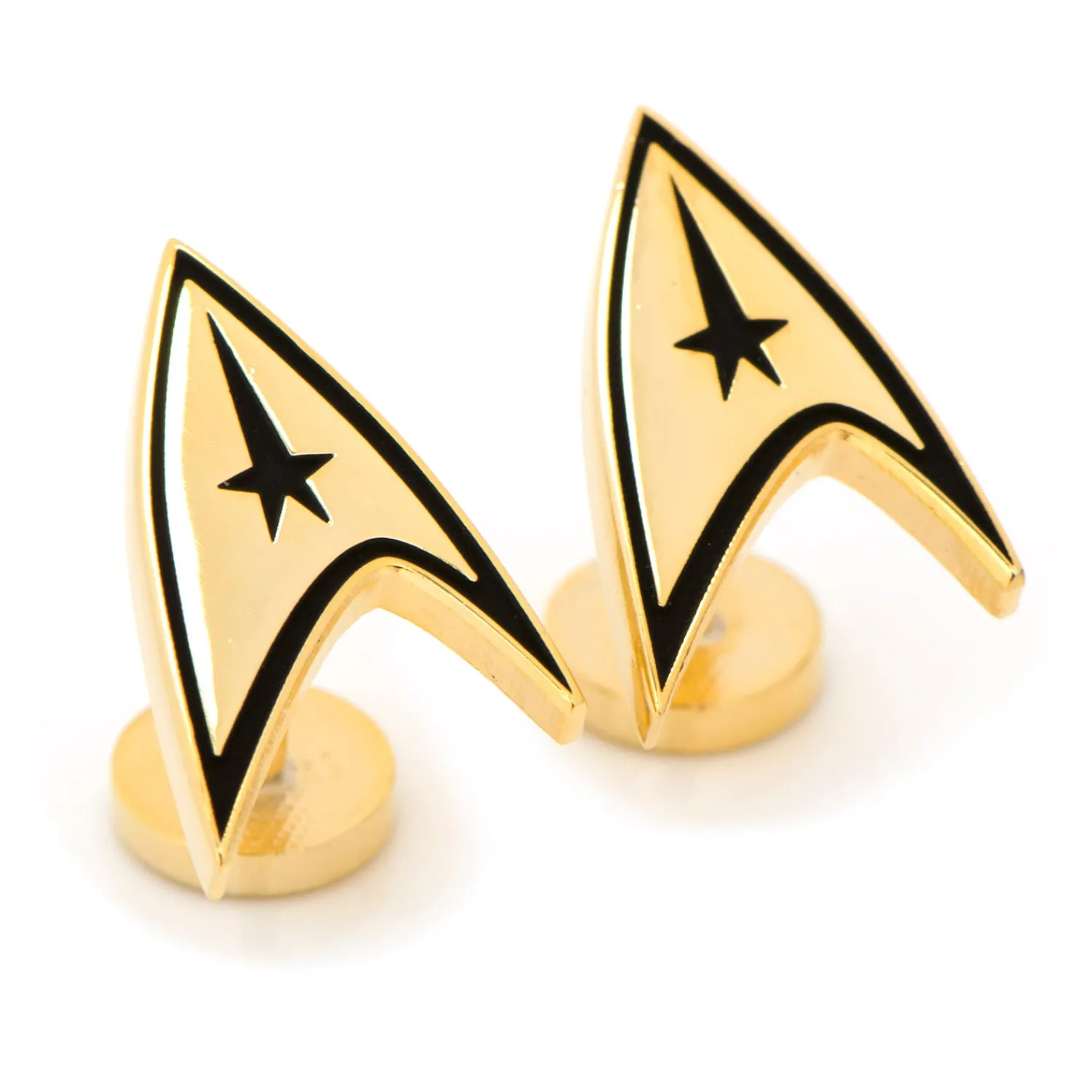 Flash Sale Gold Plated Delta Shield Cufflinks Luxury Cufflinks | Movies & Characters Cufflinks