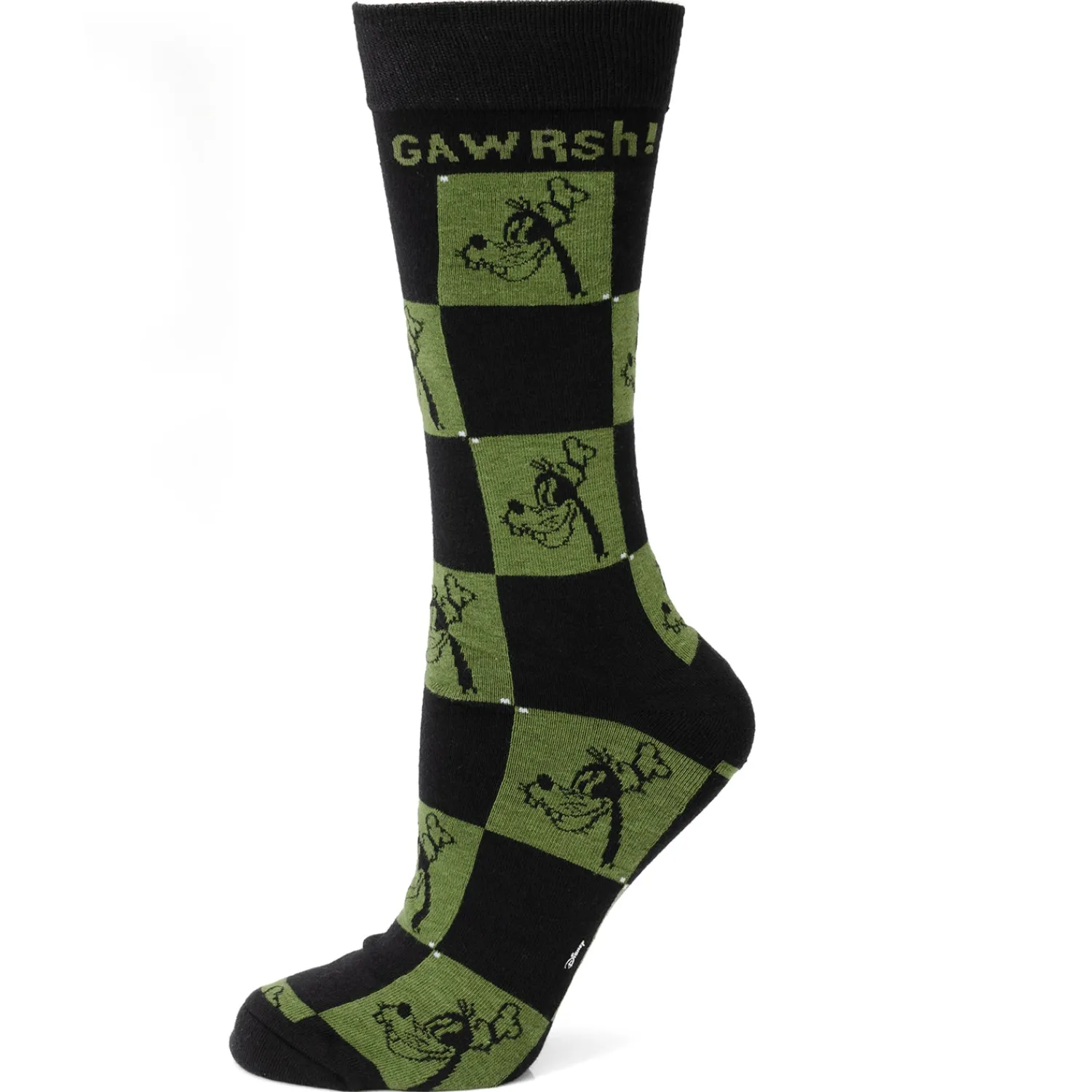 Online Goofy Check Sock and Mickey Blue Lapel Pin Gift Set Socks