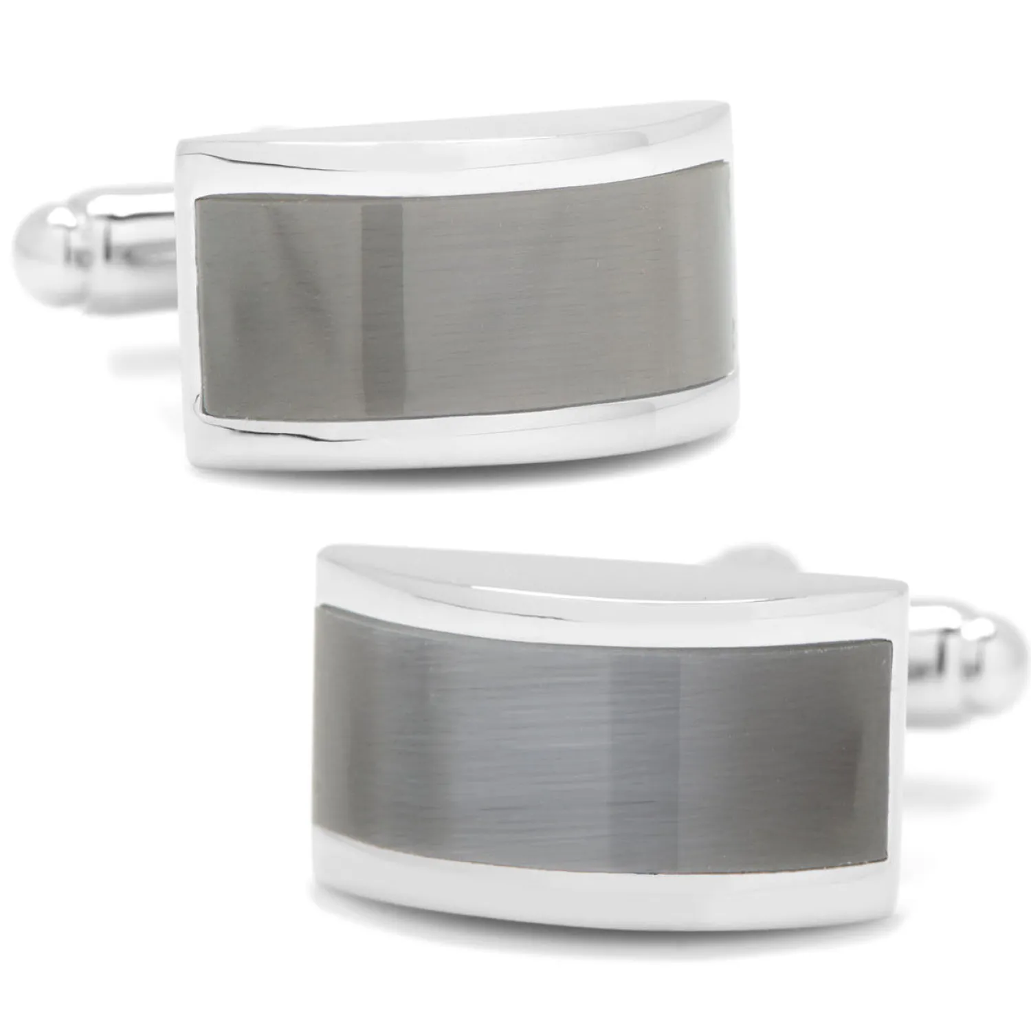 Best Gray Cat's Eye Bridged Cufflinks Luxury Cufflinks | Hobbies & Interests Cufflinks