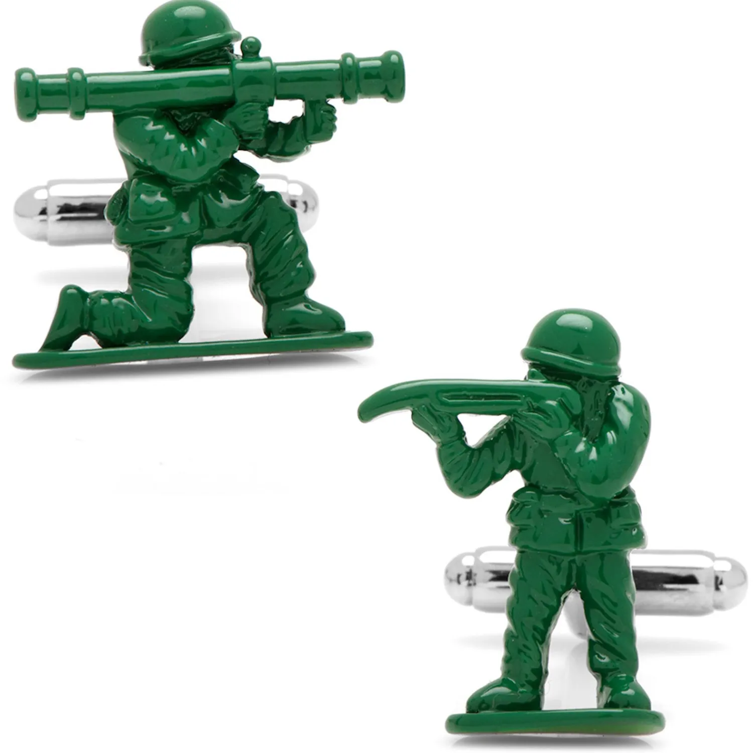 New Green Army Men Cufflinks Luxury Cufflinks | Hobbies & Interests Cufflinks