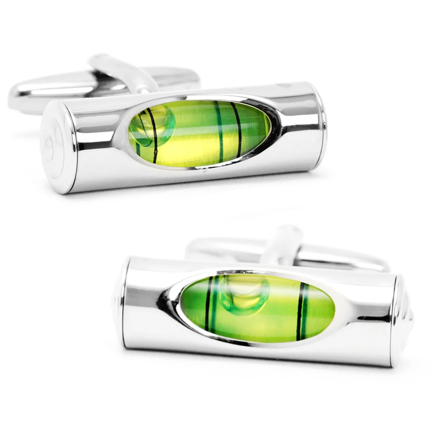 Clearance Green Level Cufflinks Luxury Cufflinks | Career Cufflinks