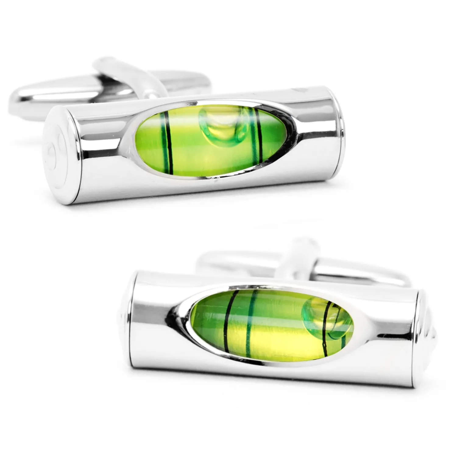 Clearance Green Level Cufflinks Luxury Cufflinks | Career Cufflinks