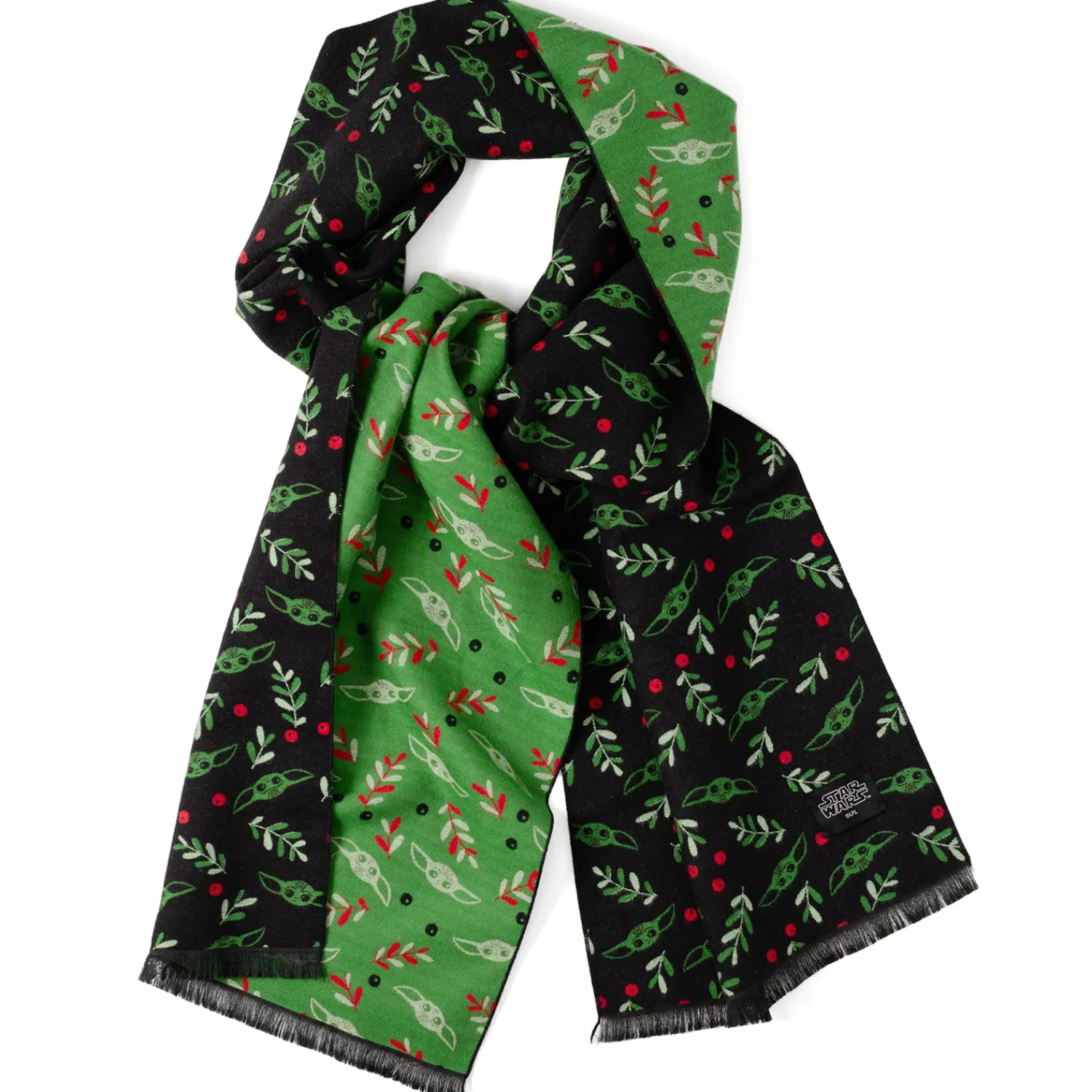 Shop Grogu Holiday Black Scarf Scarves | Hobbies & Interests Cufflinks