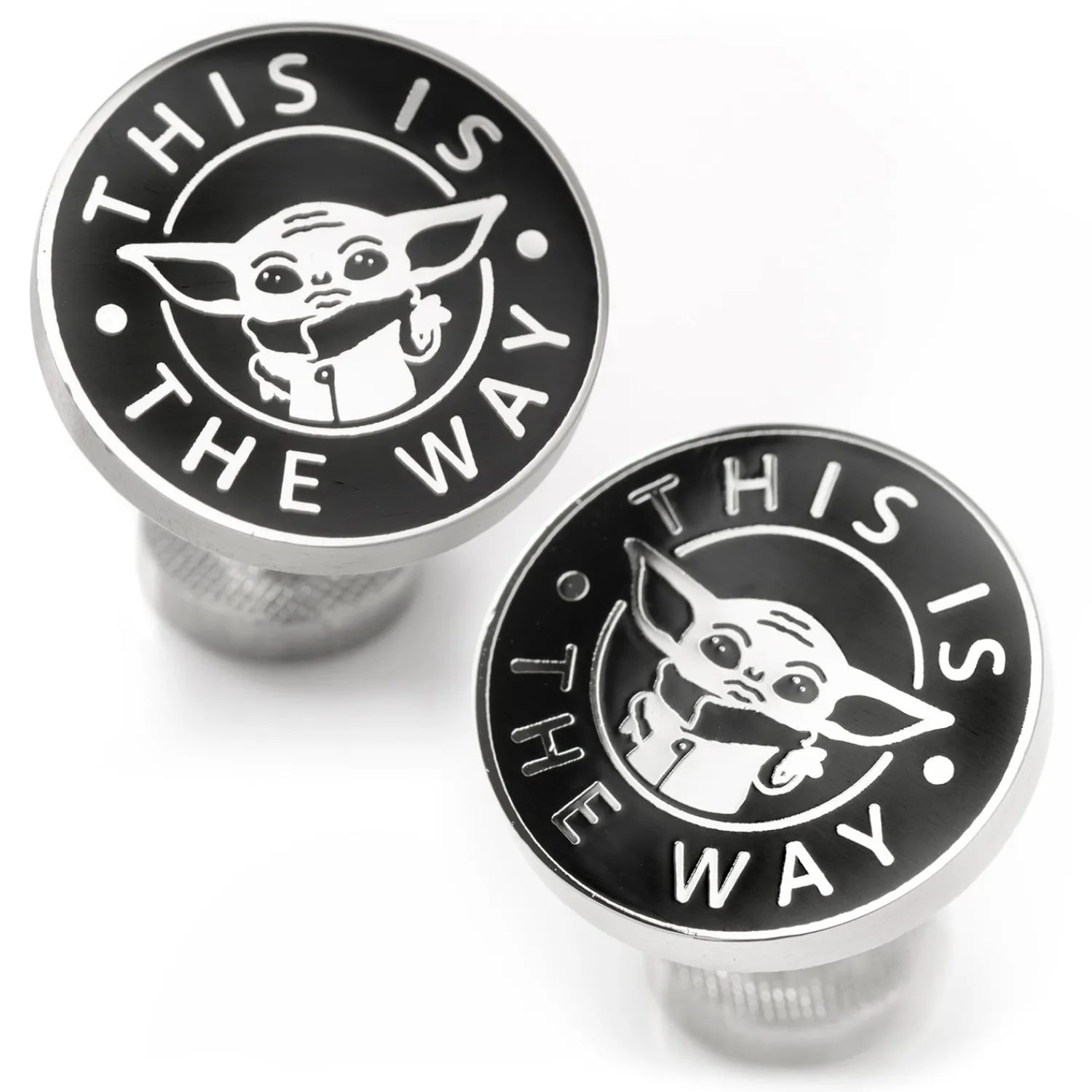 Sale Grogu "This Is The Way" Cufflinks Luxury Cufflinks | Movies & Characters Cufflinks