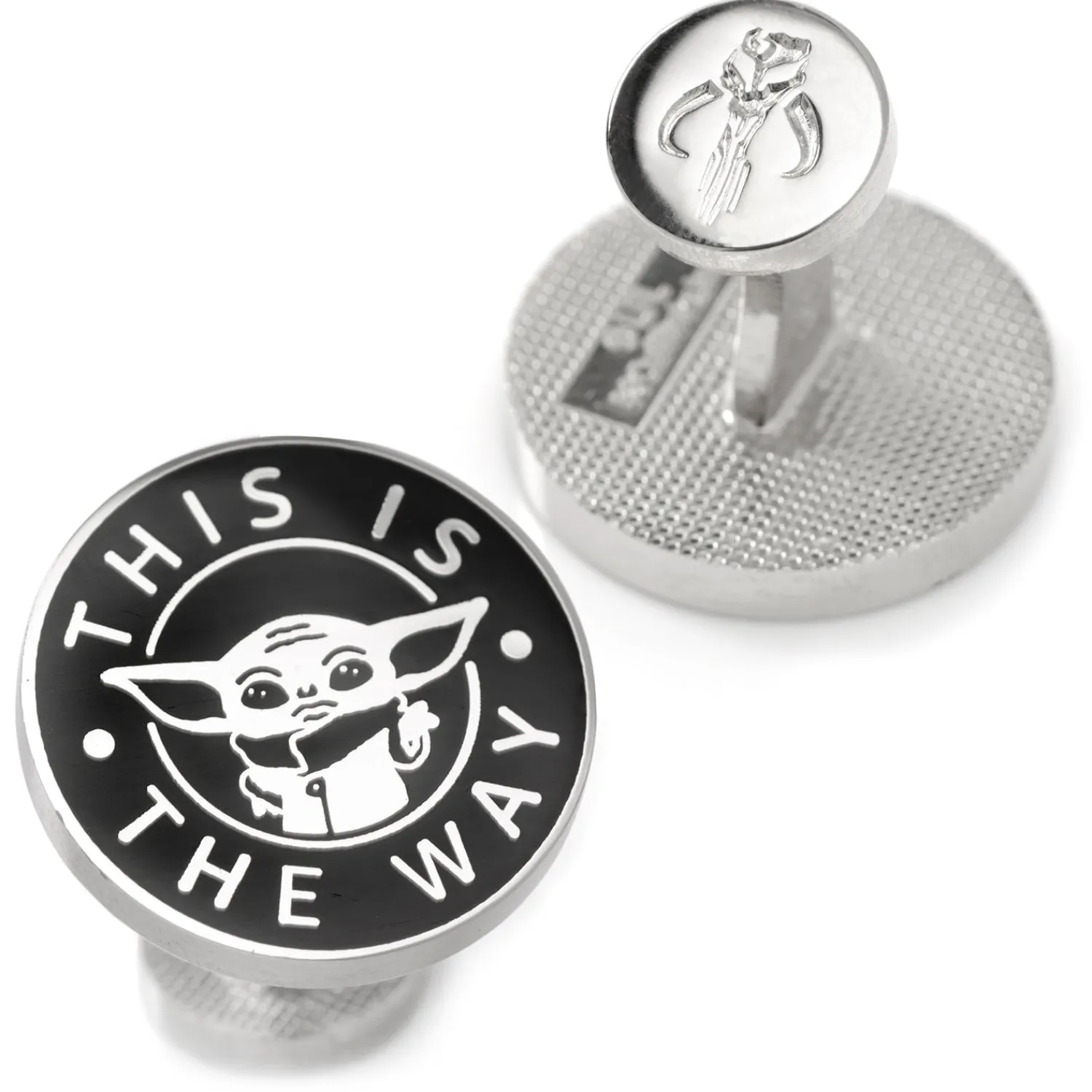 Sale Grogu "This Is The Way" Cufflinks Luxury Cufflinks | Movies & Characters Cufflinks