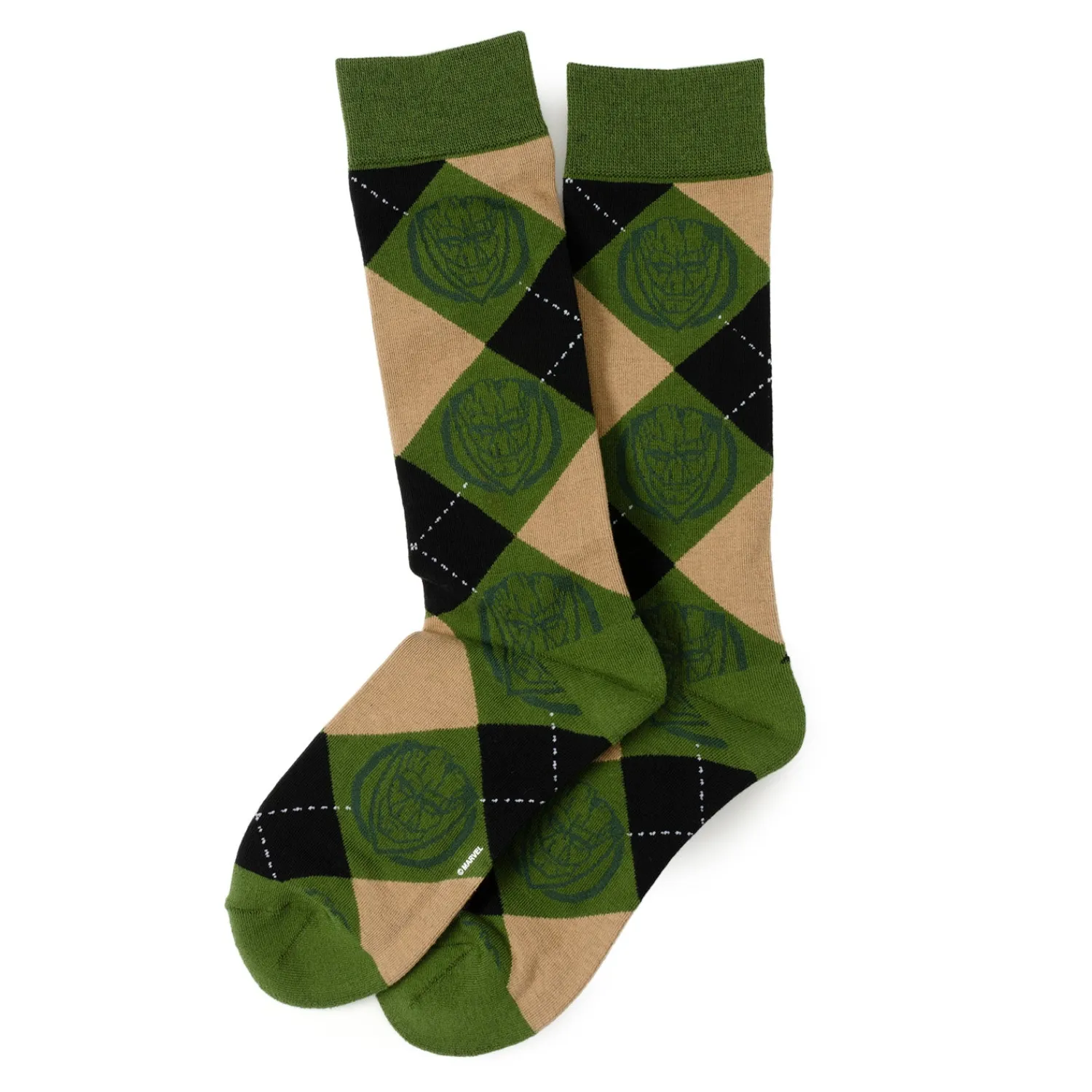 Online Groot Argyle Green Men's Socks Socks