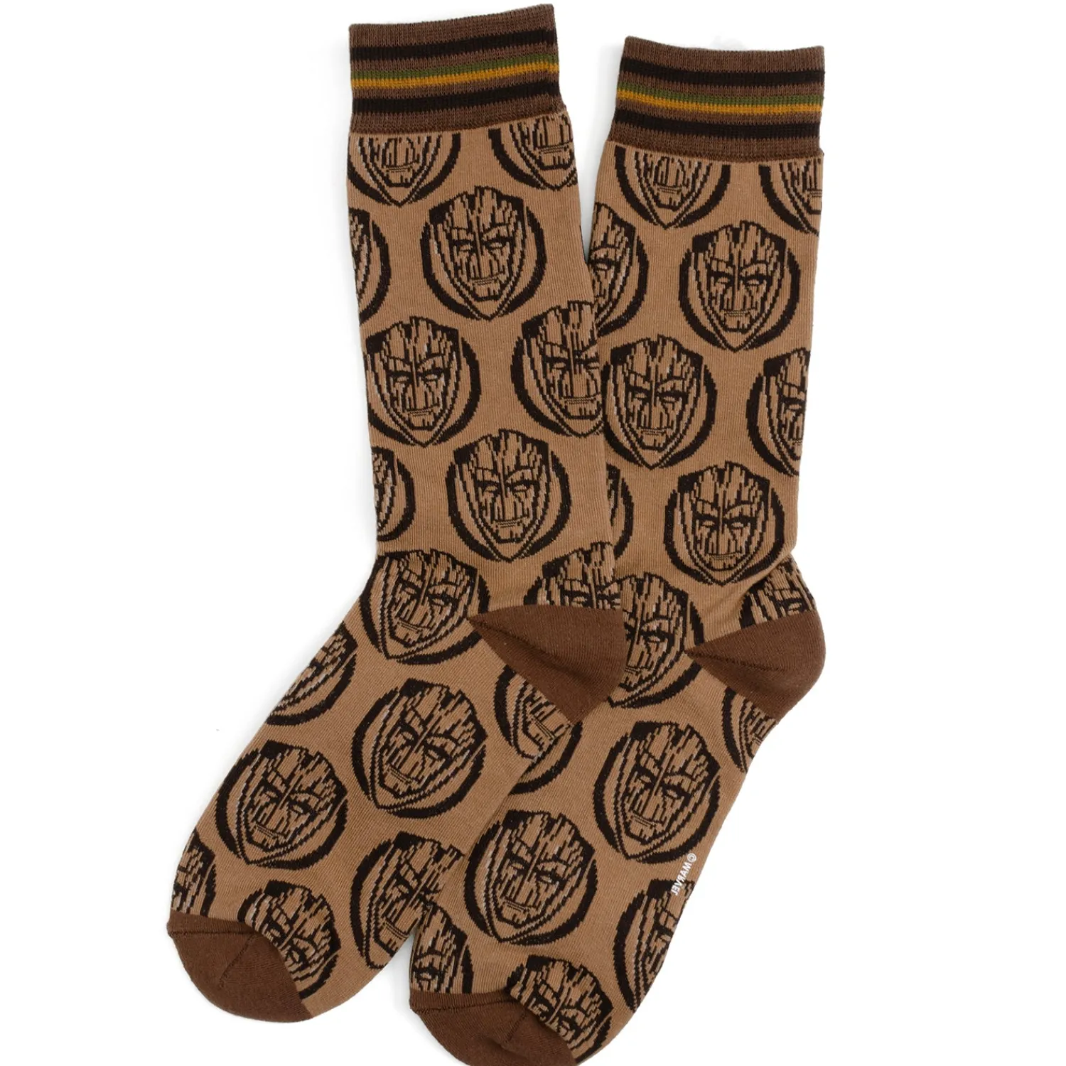 Best Groot Brown Tonal Men's Socks Socks