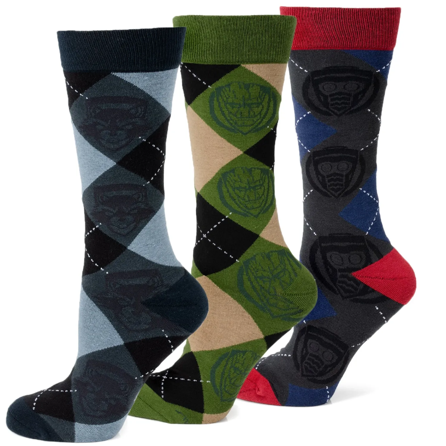 New Guardians of the Galaxy Argyle Sock 3 Pack Socks