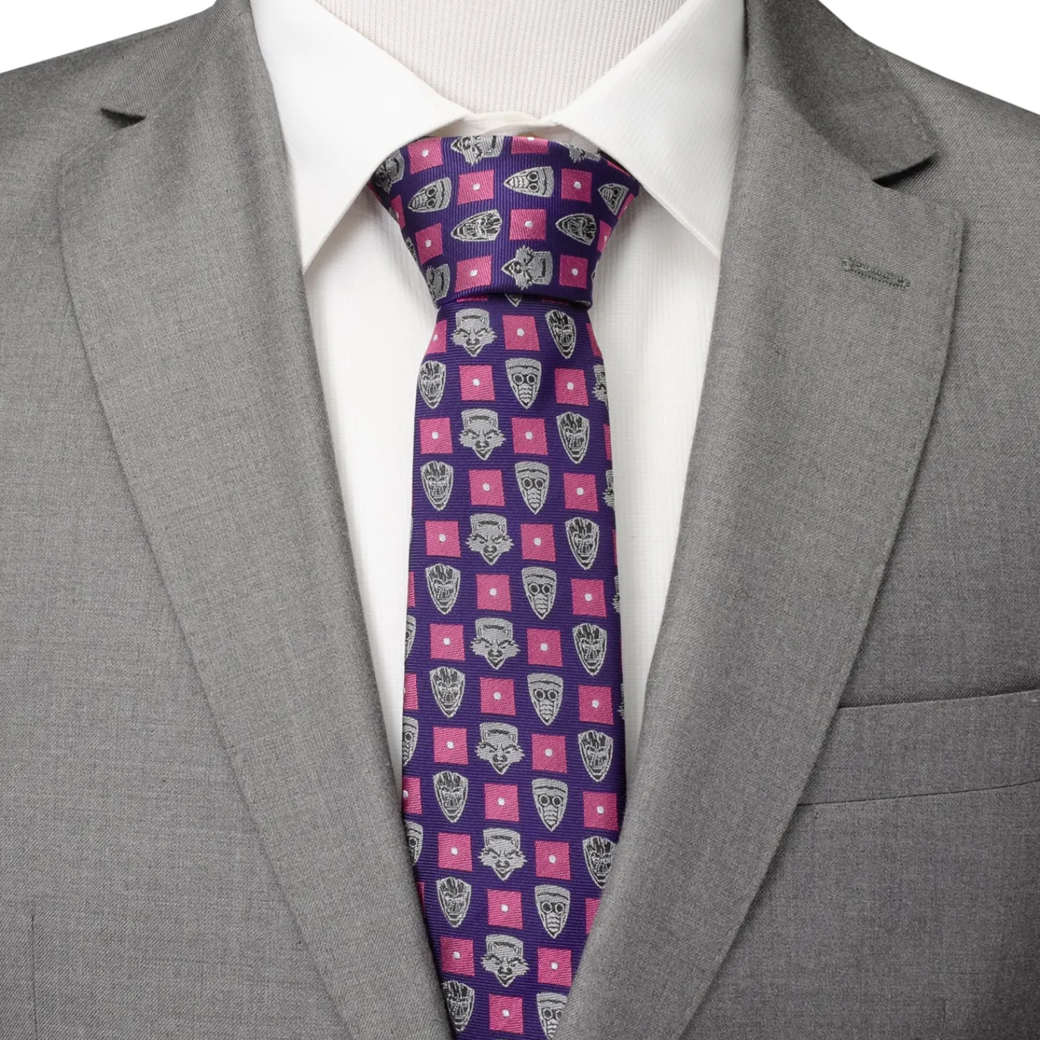 Store Guardian's of the Galaxy Purple Men's Tie Marvel Ties