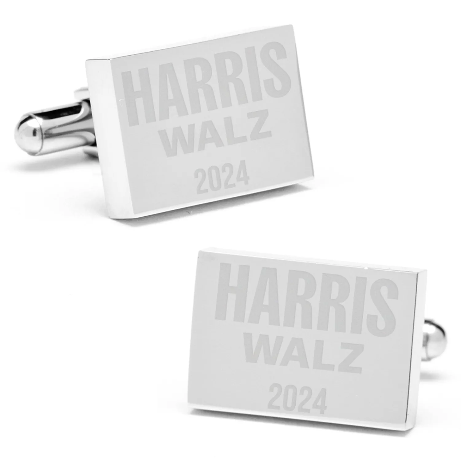 Shop Harris & Walz 2024 Presidential Campaign Cufflinks Luxury Cufflinks | Hobbies & Interests Cufflinks