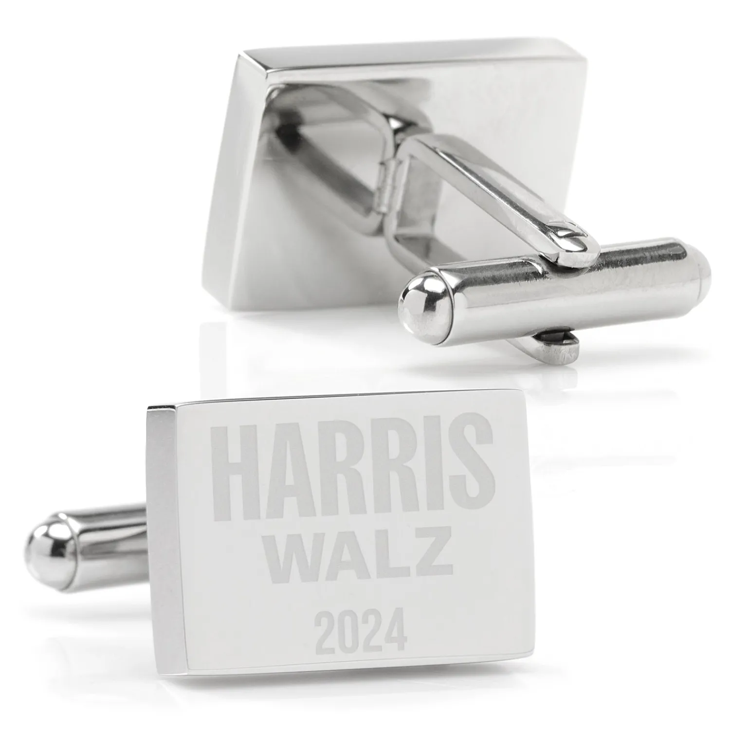 Shop Harris & Walz 2024 Presidential Campaign Cufflinks Luxury Cufflinks | Hobbies & Interests Cufflinks