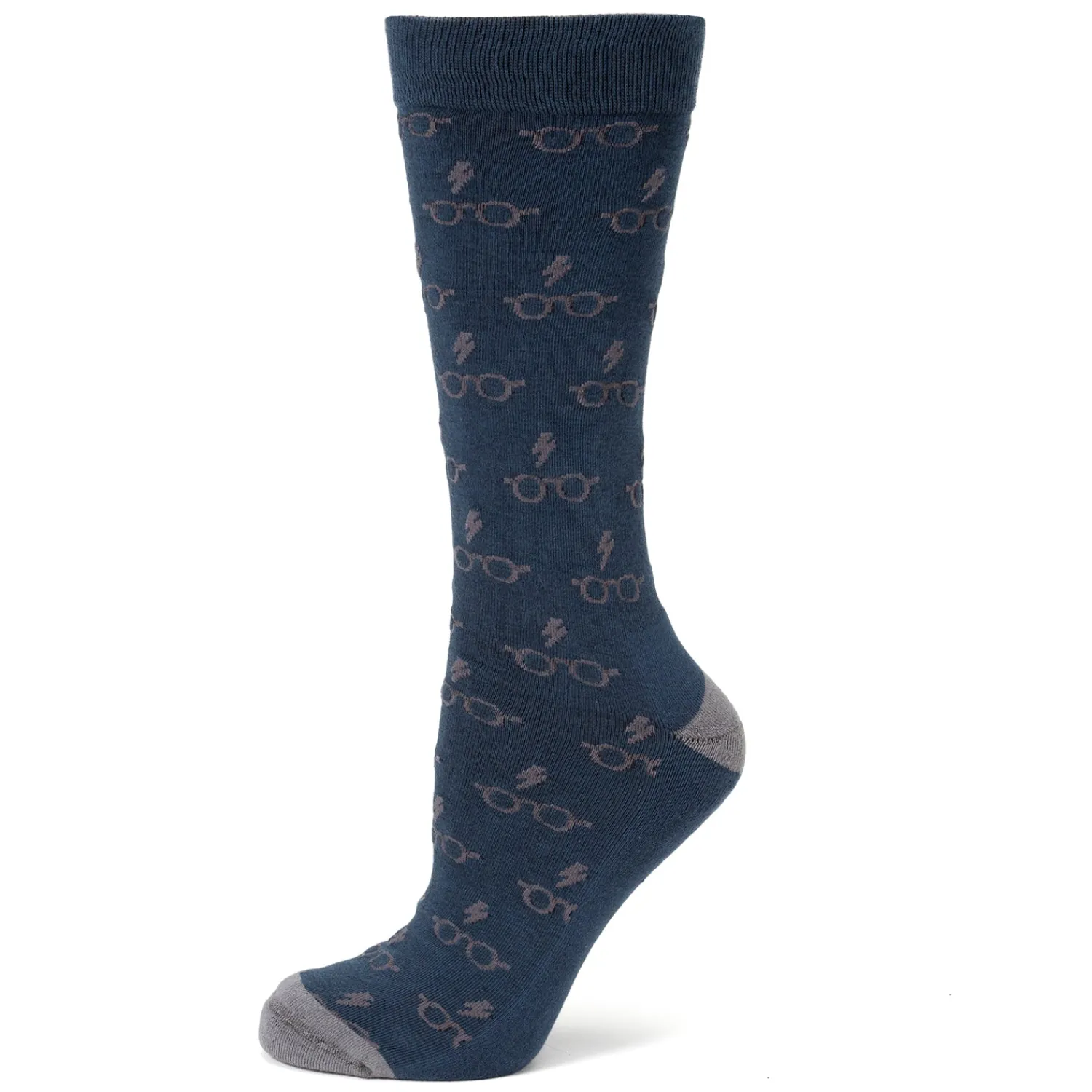 Fashion Glasses Navy Men's Socks Socks