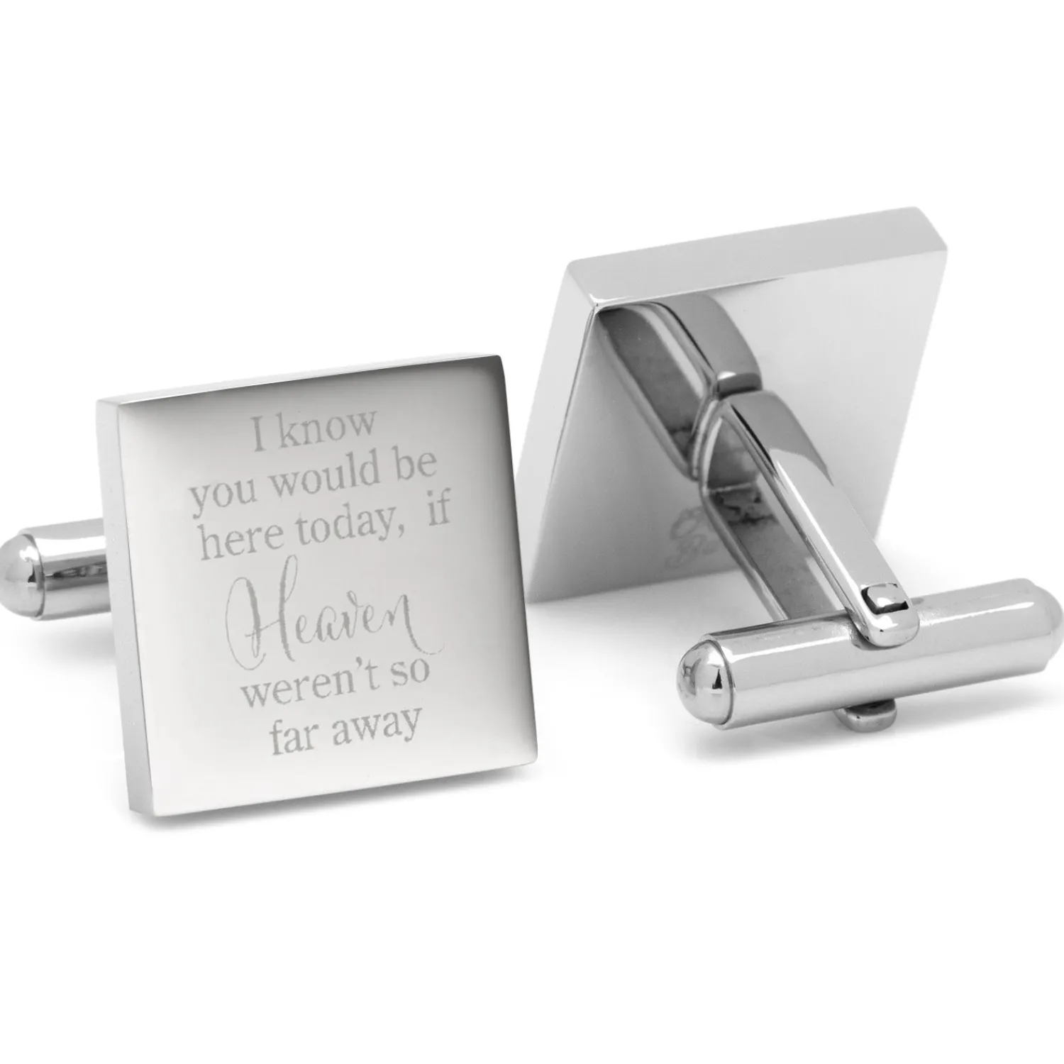 Outlet Heaven so far away Custom Photo Engravable Cufflinks Luxury Cufflinks | Hobbies & Interests Cufflinks