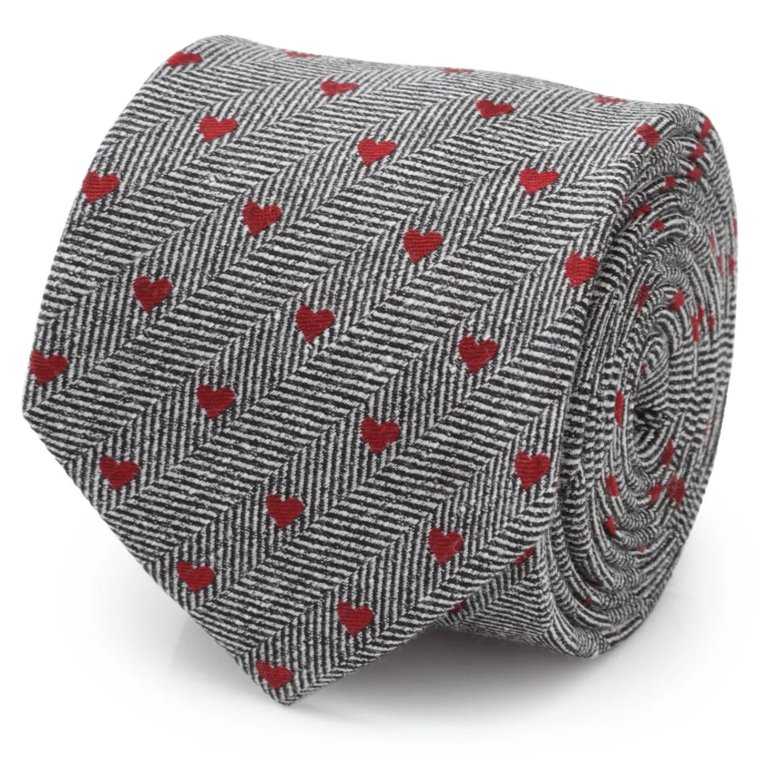 Flash Sale Herringbone Heart Men's Tie Classic Ties | Hobbies & Interests Cufflinks