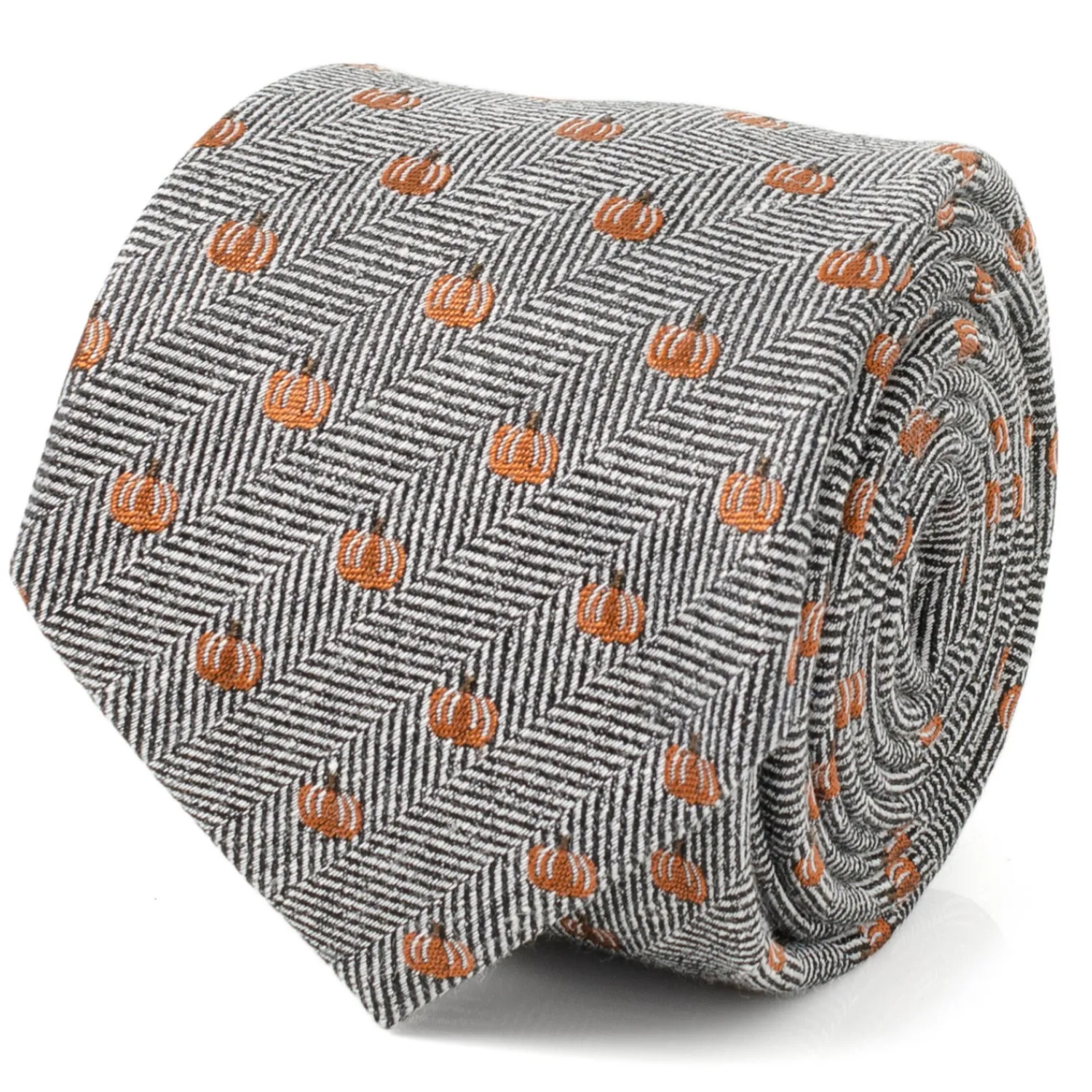 Hot Holiday Pumpkin Herringbone Tie Classic Ties | Hobbies & Interests Cufflinks