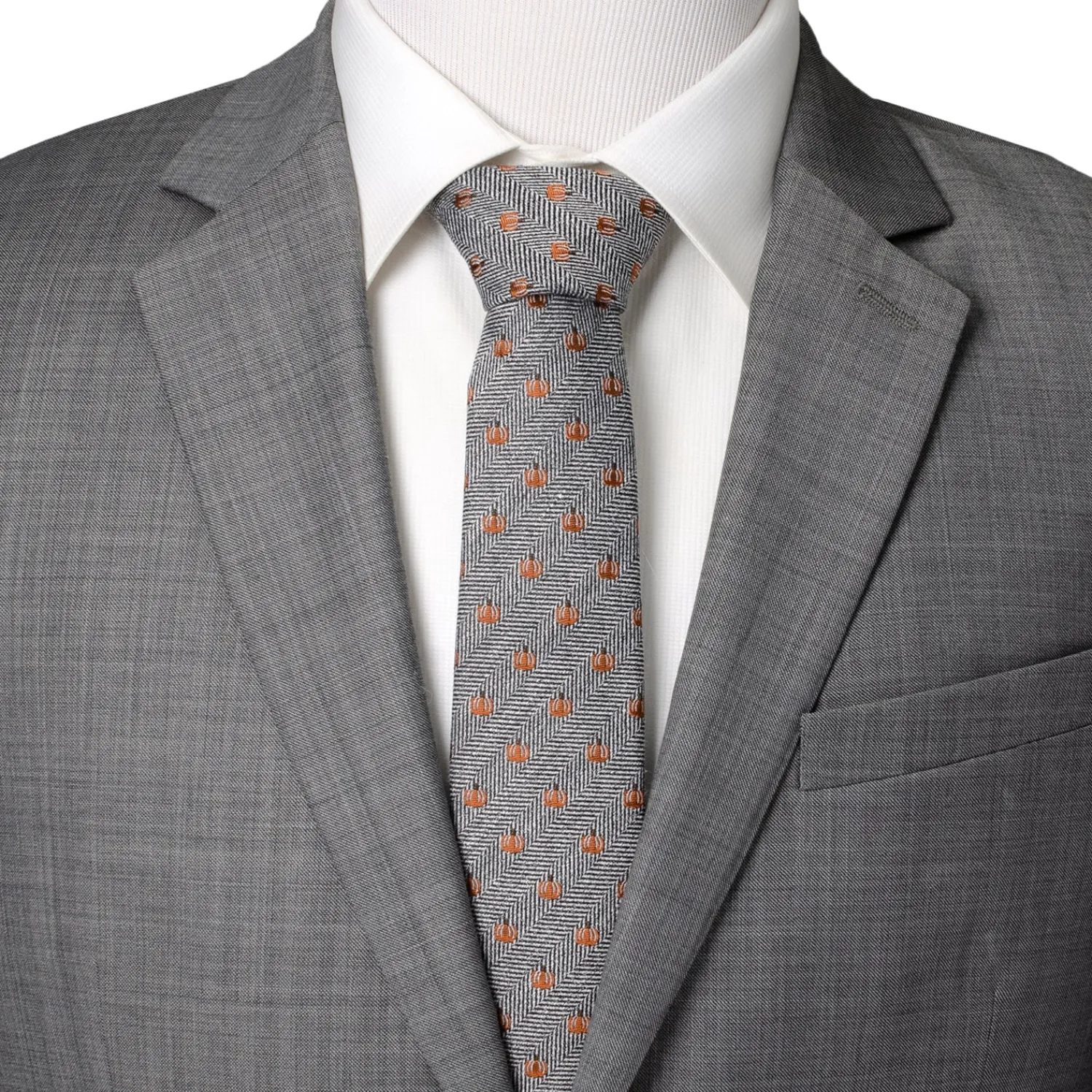 Hot Holiday Pumpkin Herringbone Tie Classic Ties | Hobbies & Interests Cufflinks