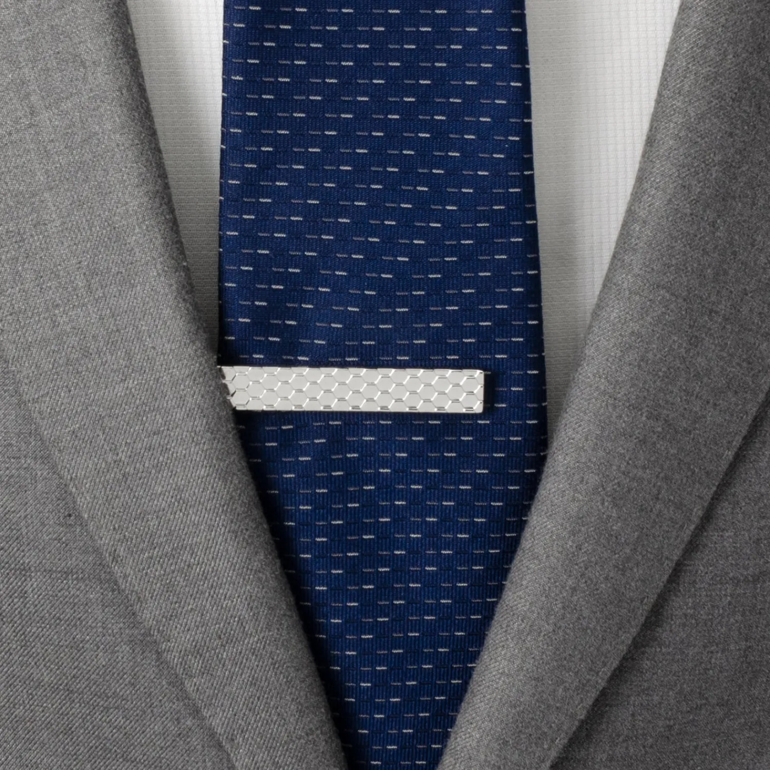 Discount Honeycomb Tie Clip Classic Tie Bars