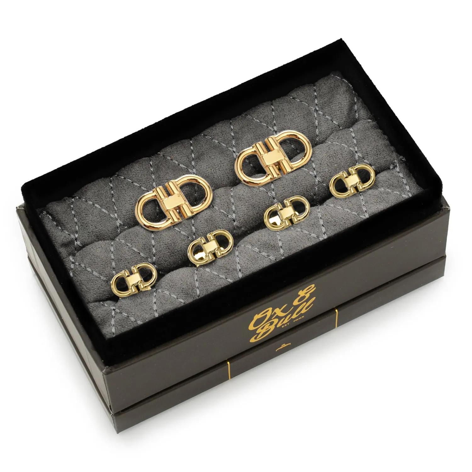 Hot Horse Bit Gold Stainless Steel Stud Set Stud Sets