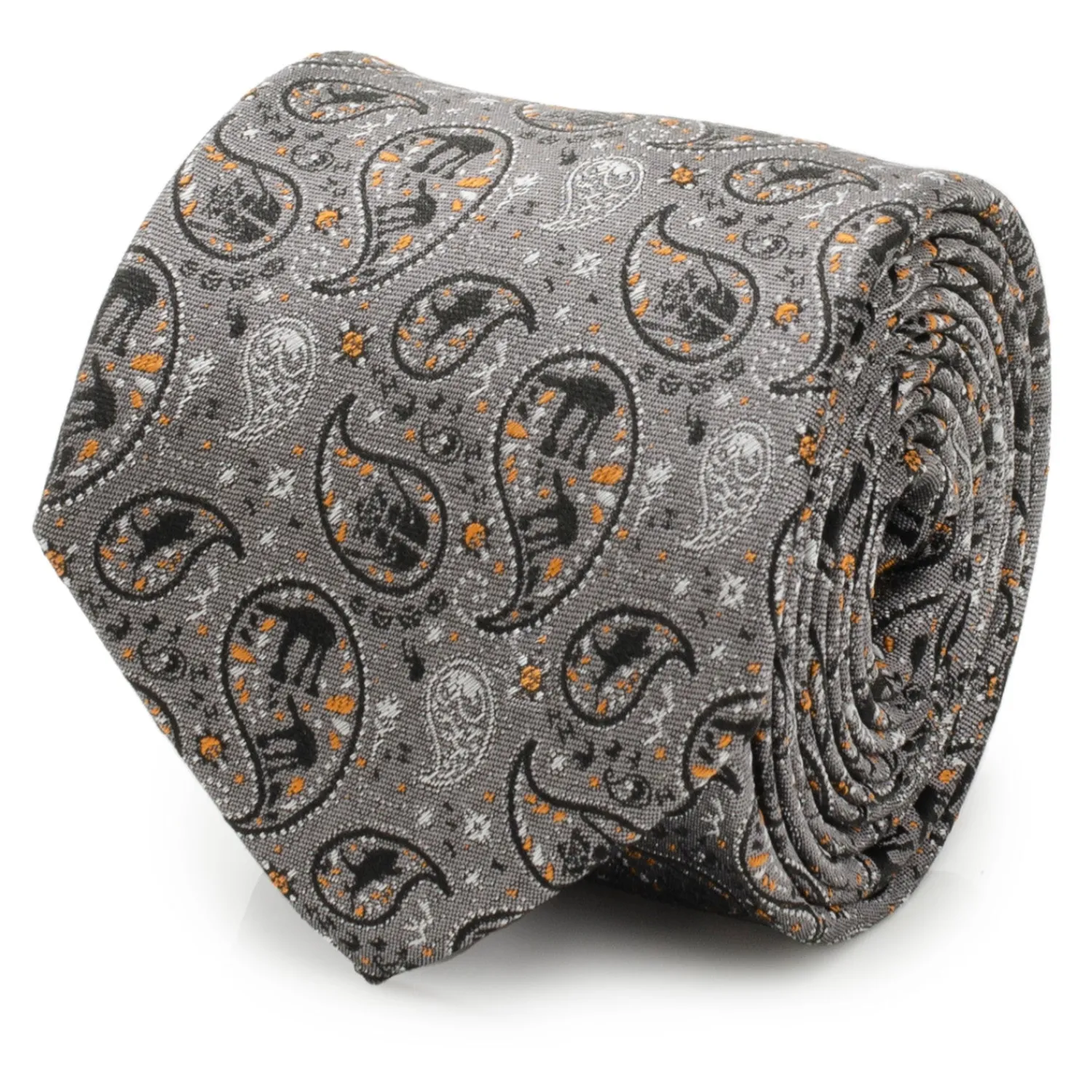 Discount Hoth Battle Paisley Gray Men's Tie Star Wars Ties