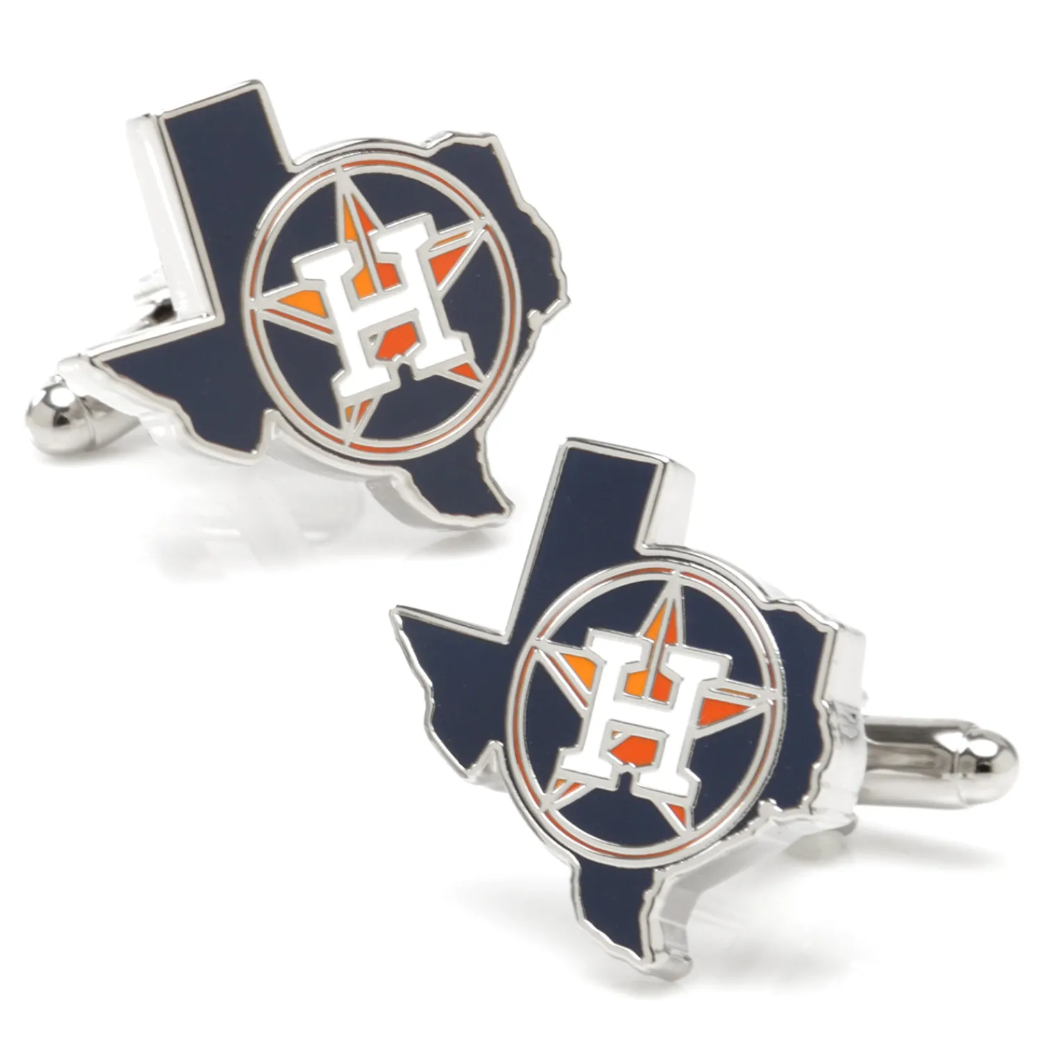 Best Houston Astros State Shaped Cufflinks Luxury Cufflinks | Sports Cufflinks