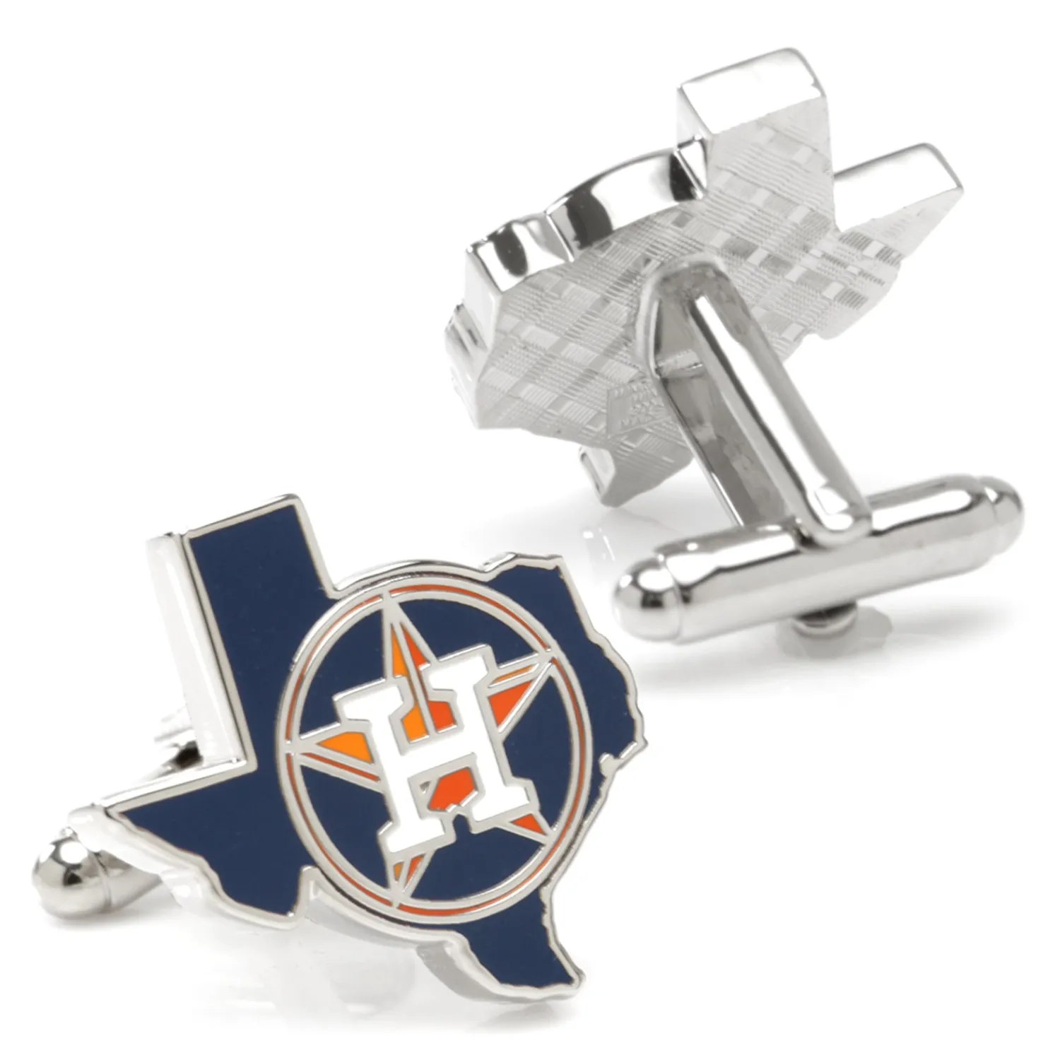 Best Houston Astros State Shaped Cufflinks Luxury Cufflinks | Sports Cufflinks