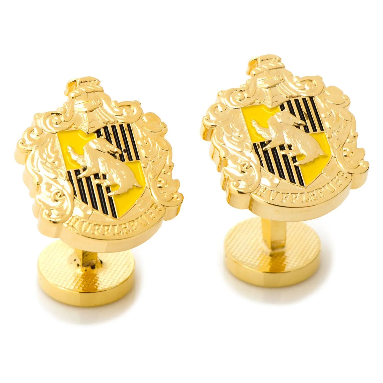 Best Sale Hufflepuff Crest Cufflinks Luxury Cufflinks | Movies & Characters Cufflinks