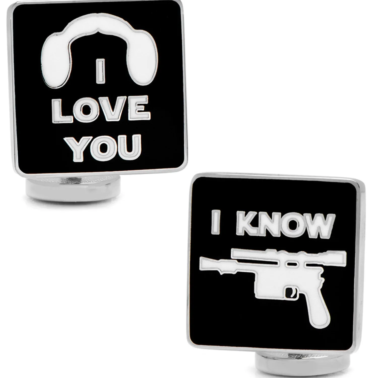 Hot I Love You I Know Icon Cufflinks Luxury Cufflinks | Movies & Characters Cufflinks