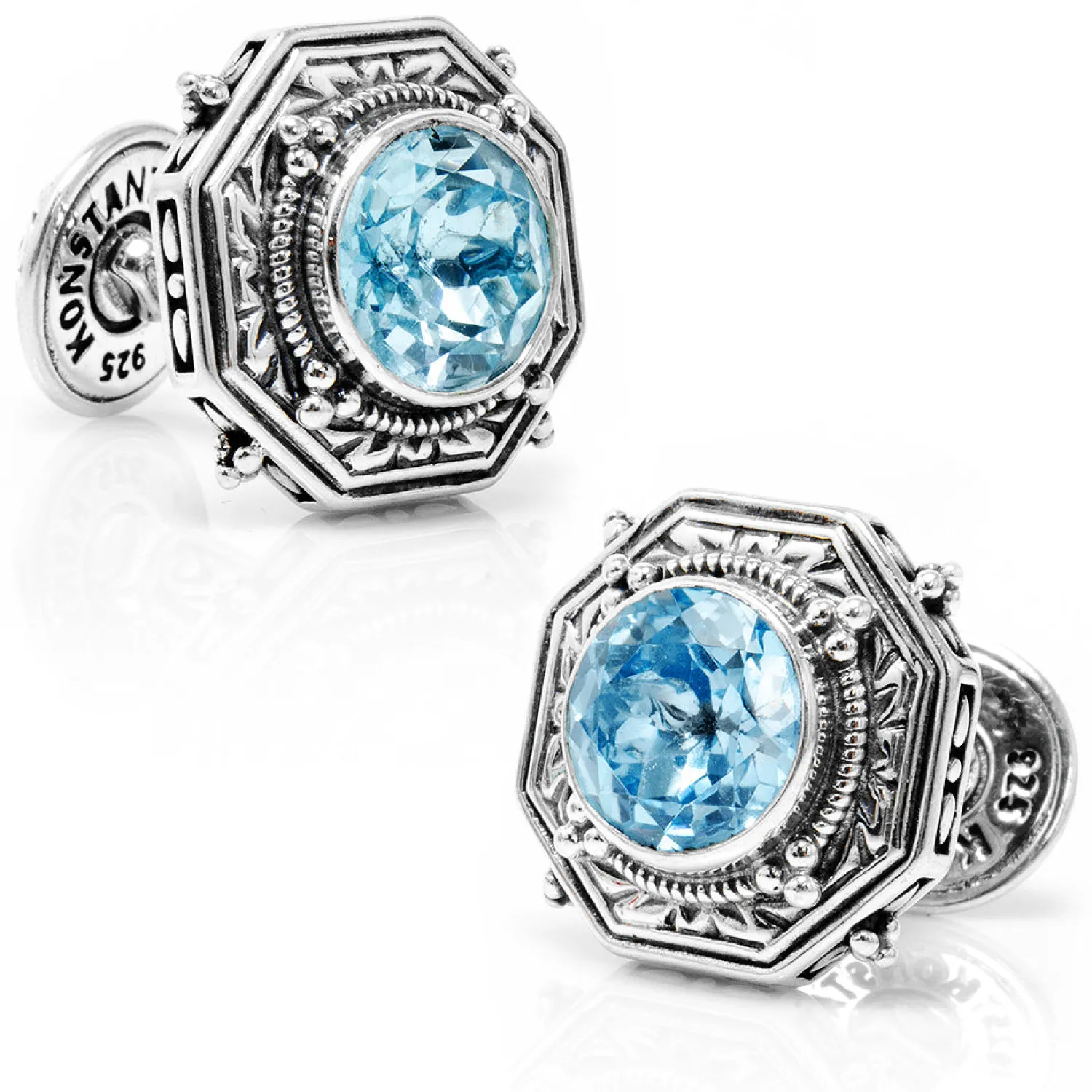 Cheap Ice Blue Topaz Cufflinks Luxury Cufflinks | Hobbies & Interests Cufflinks