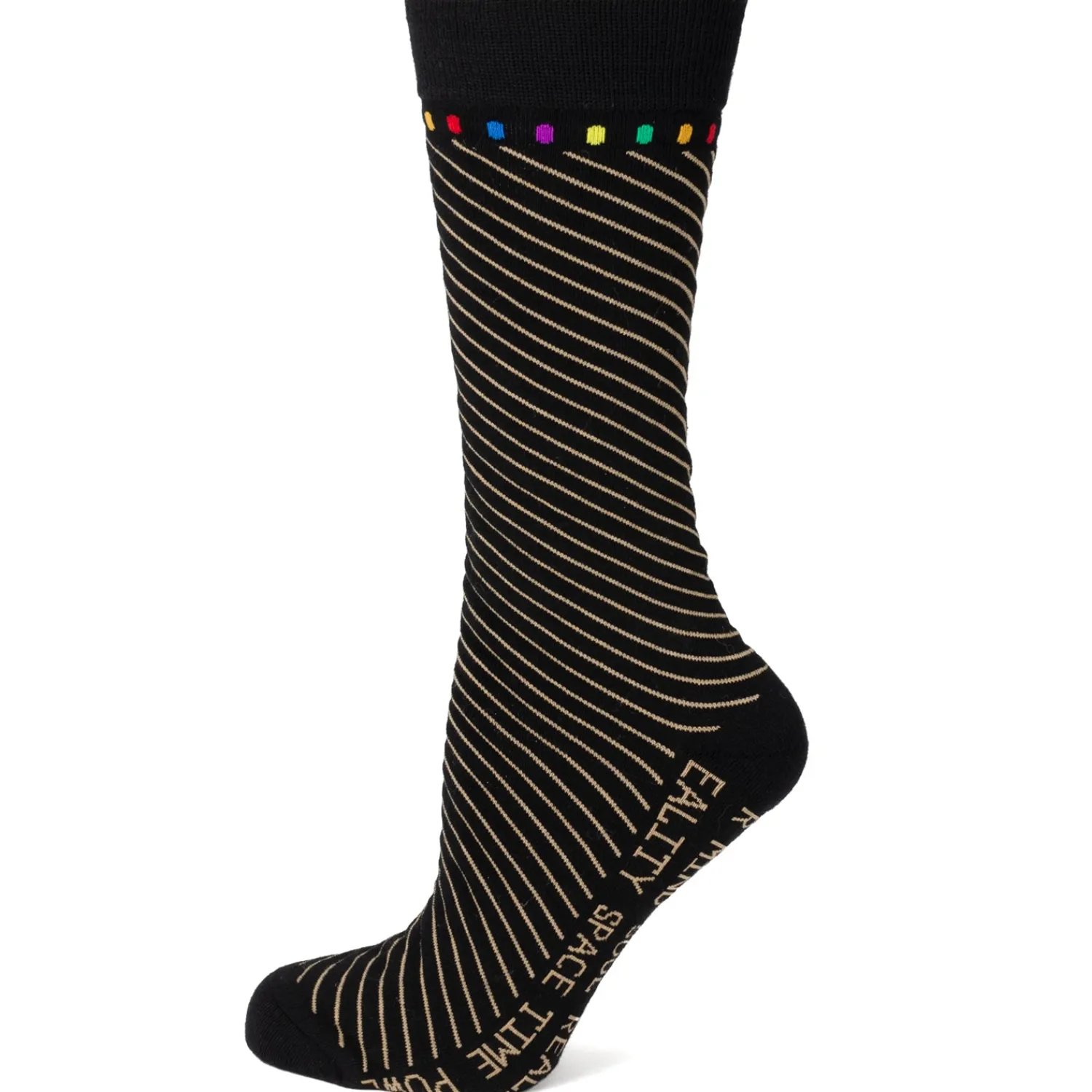 Outlet Infinity Stone Stripe Black Gift Set Socks