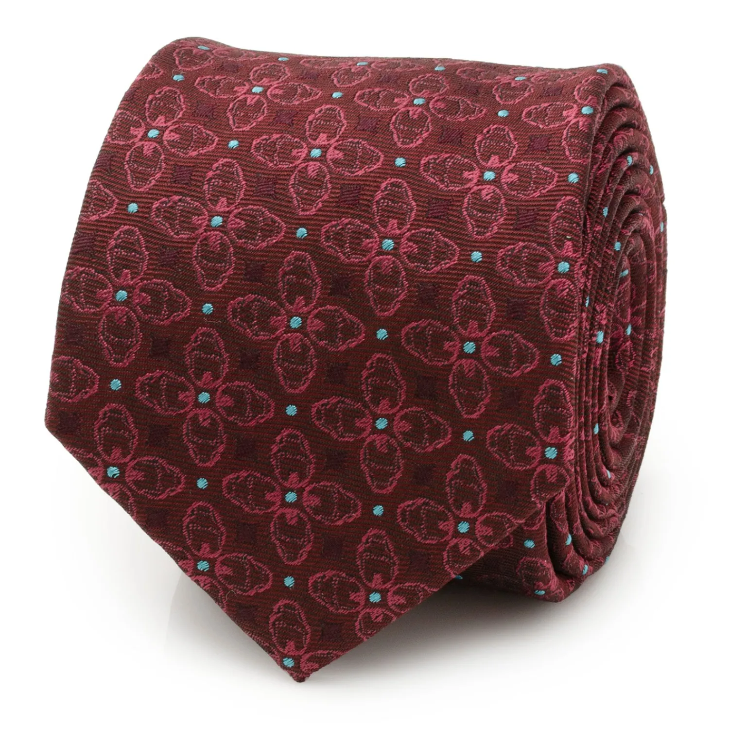 Best Sale Iron Man Burgundy Multi Men's Tie Marvel Ties