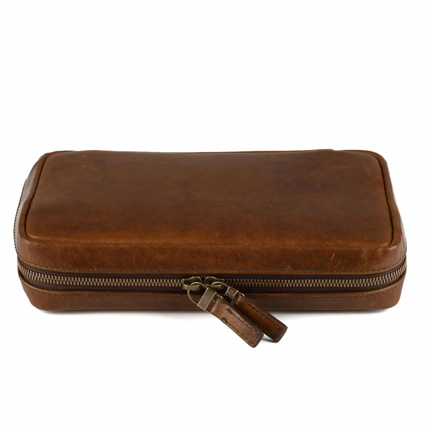 Clearance Kent Travel Kit in Baldwin Oak Leather Goods | Briefs Bags And Totes