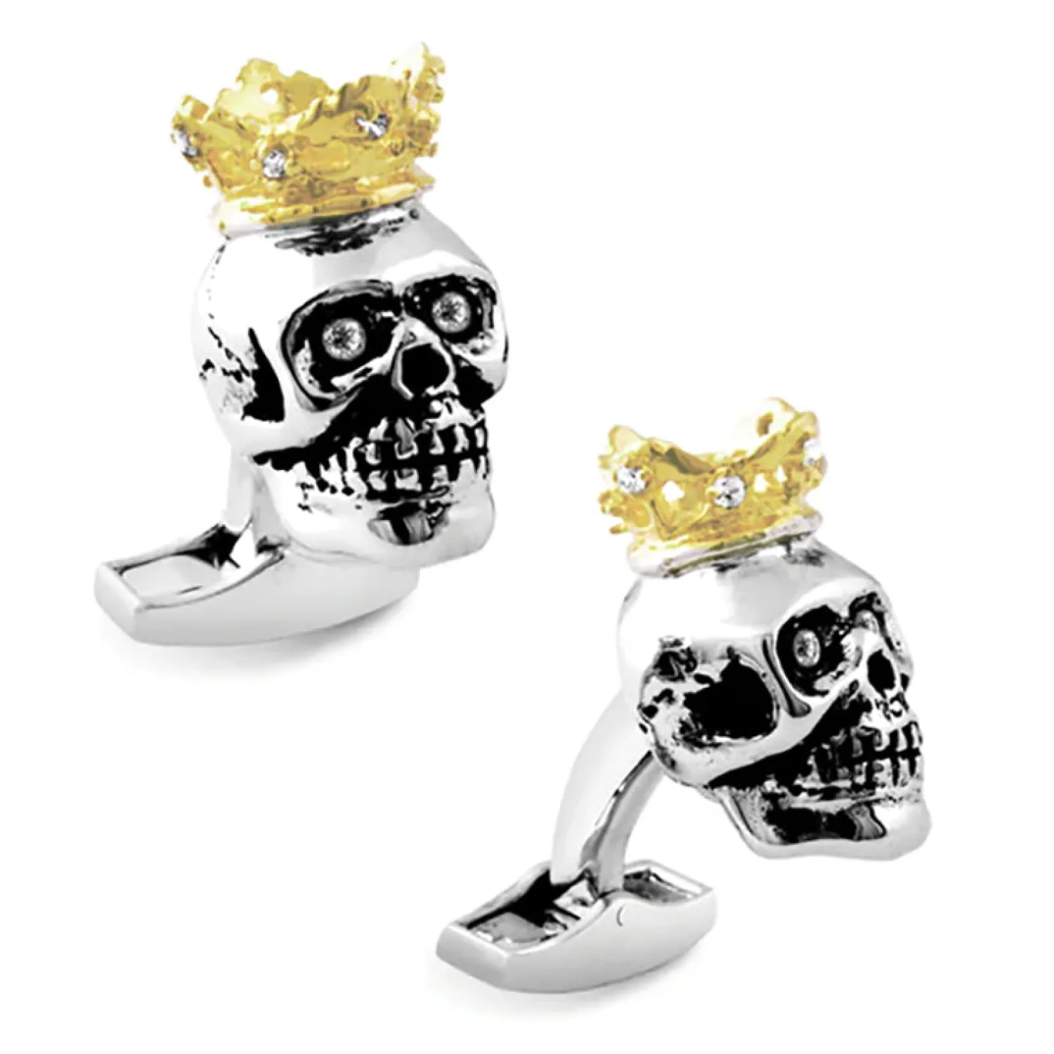 New King Skull Cufflinks Luxury Cufflinks | Hobbies & Interests Cufflinks