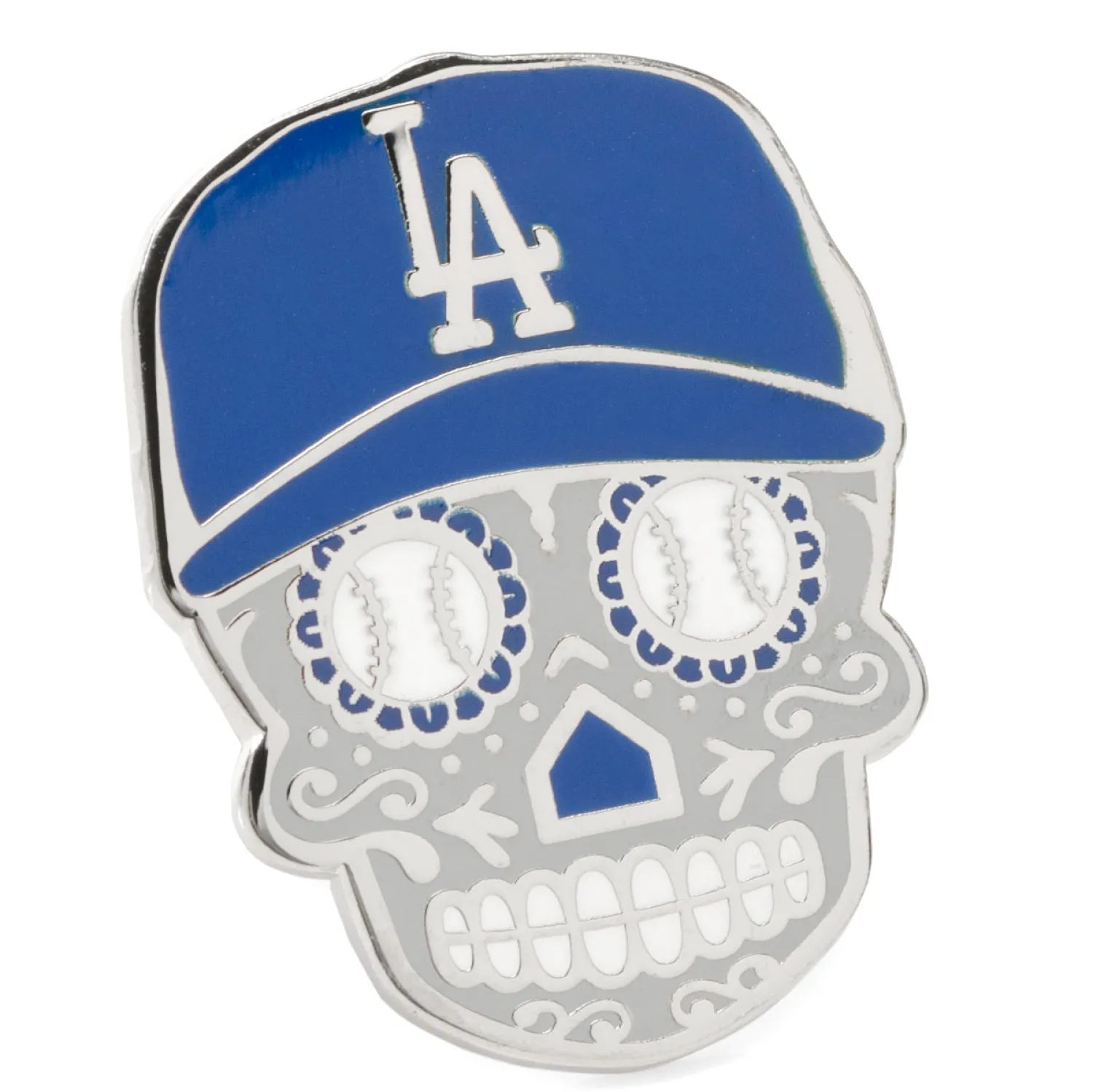 Store LA Dodgers Sugar Skull Lapel Pin Lapel Pins