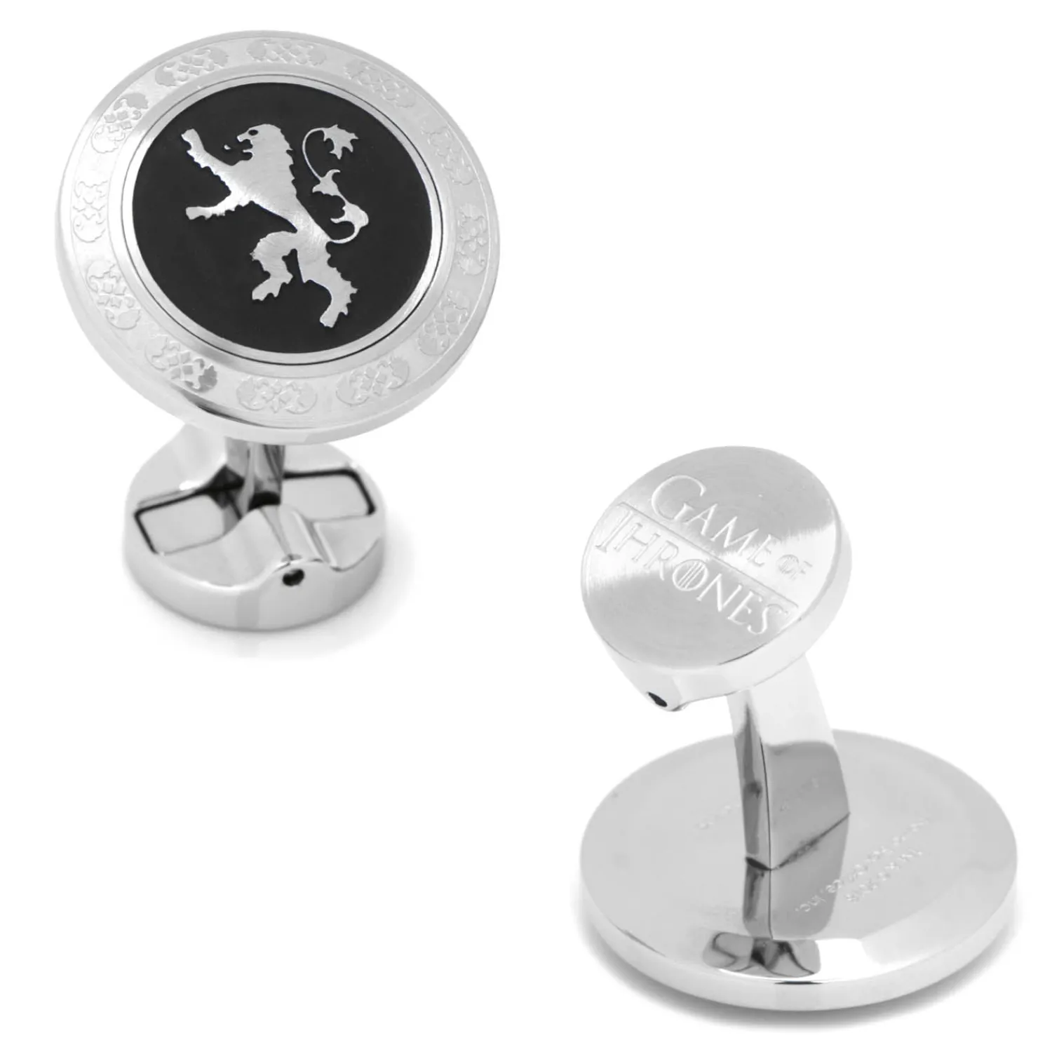 New Lannister Filigree Stainless Steel Cufflinks Luxury Cufflinks | Movies & Characters Cufflinks