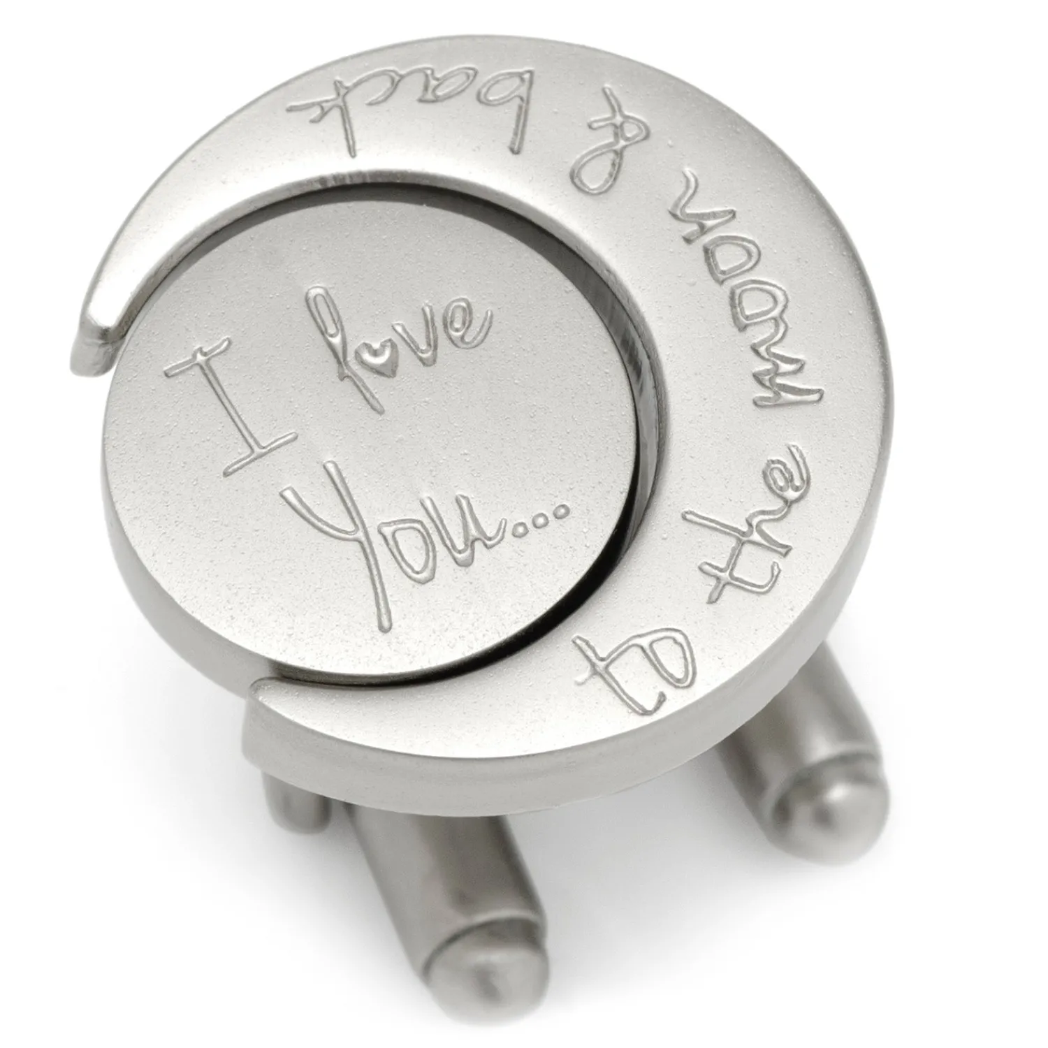 Best Sale Love You to the Moon and Back Cufflinks Luxury Cufflinks | Hobbies & Interests Cufflinks