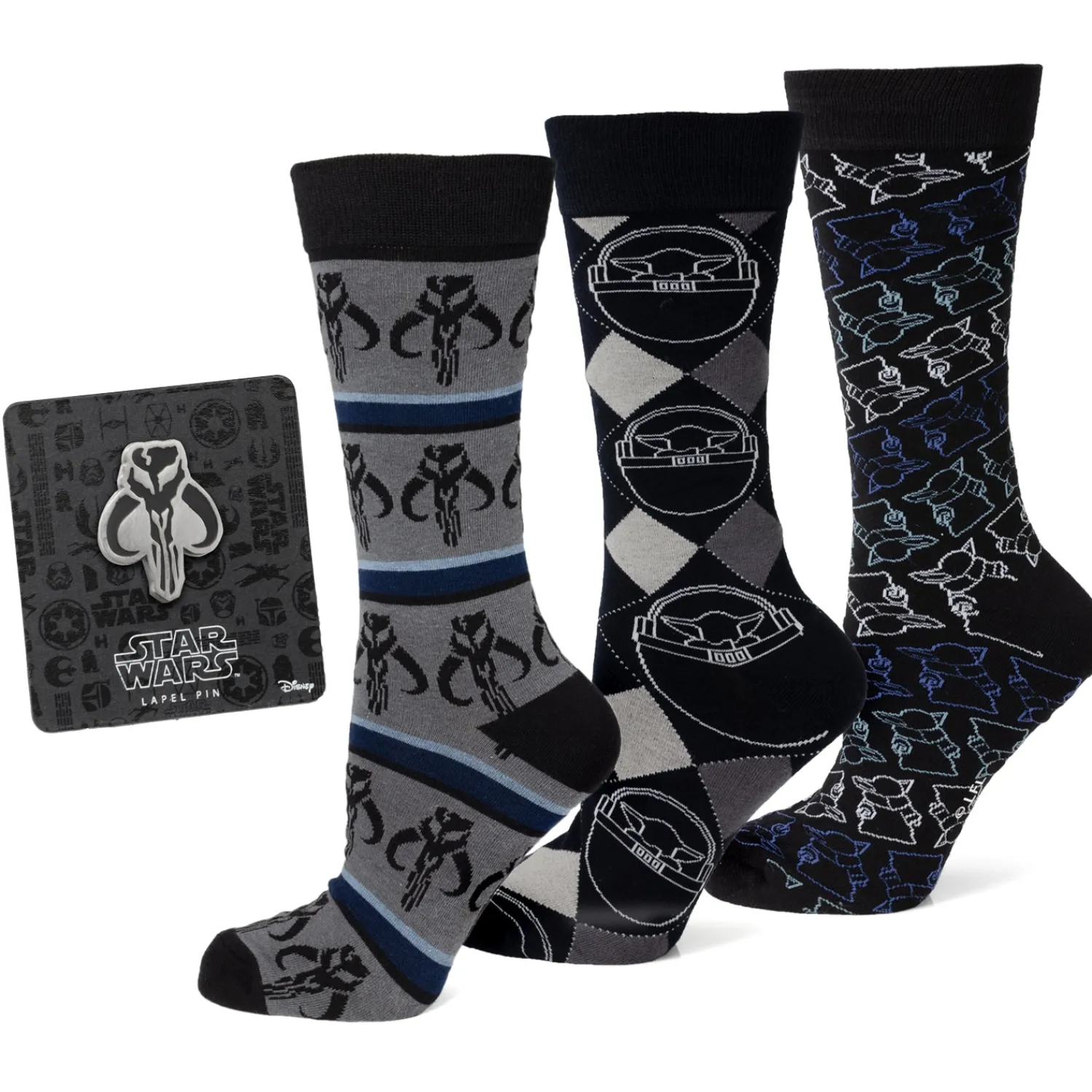 Online Mandalorian Black Gift Set Socks