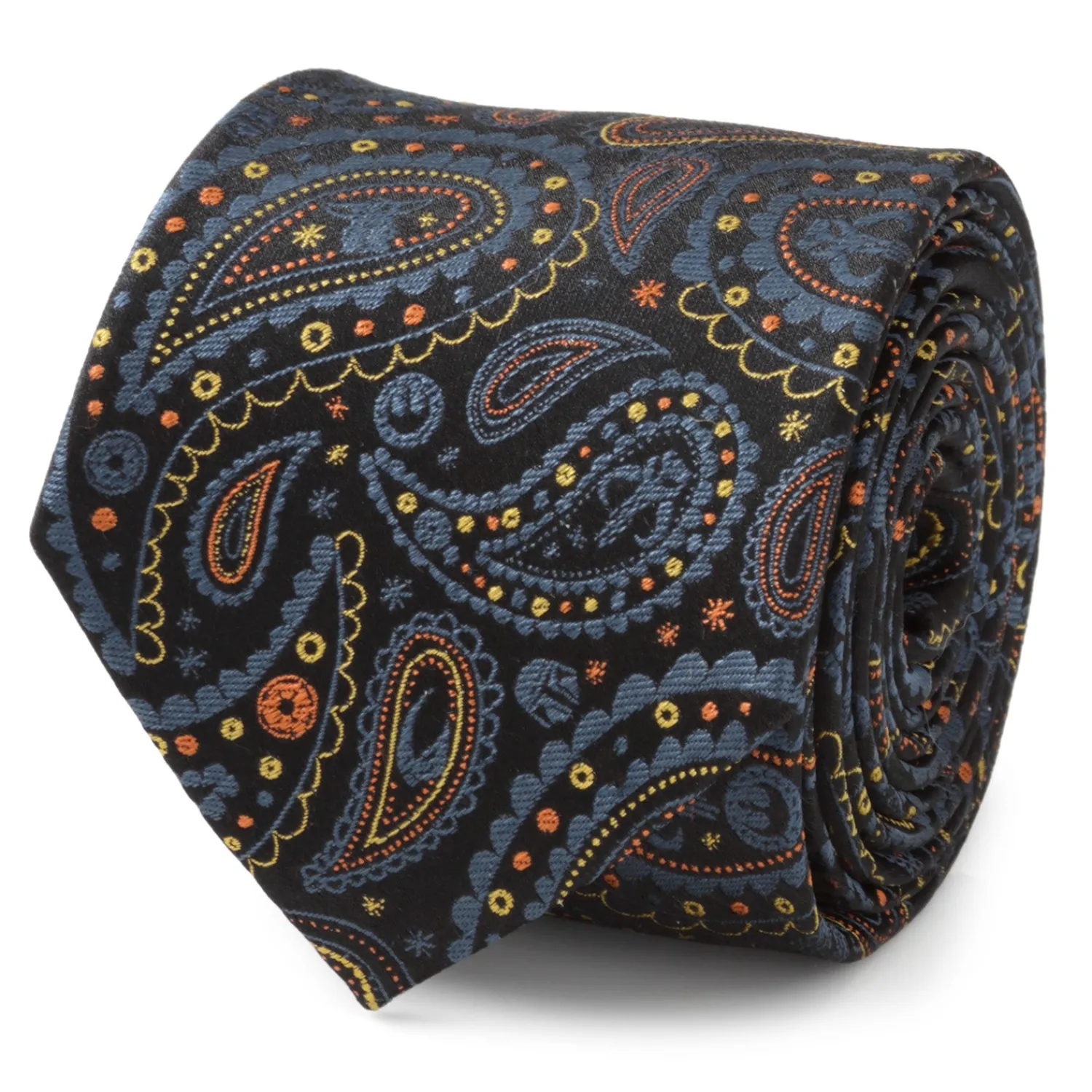 Discount Mandalorian Black Paisley Men's Tie Star Wars Ties