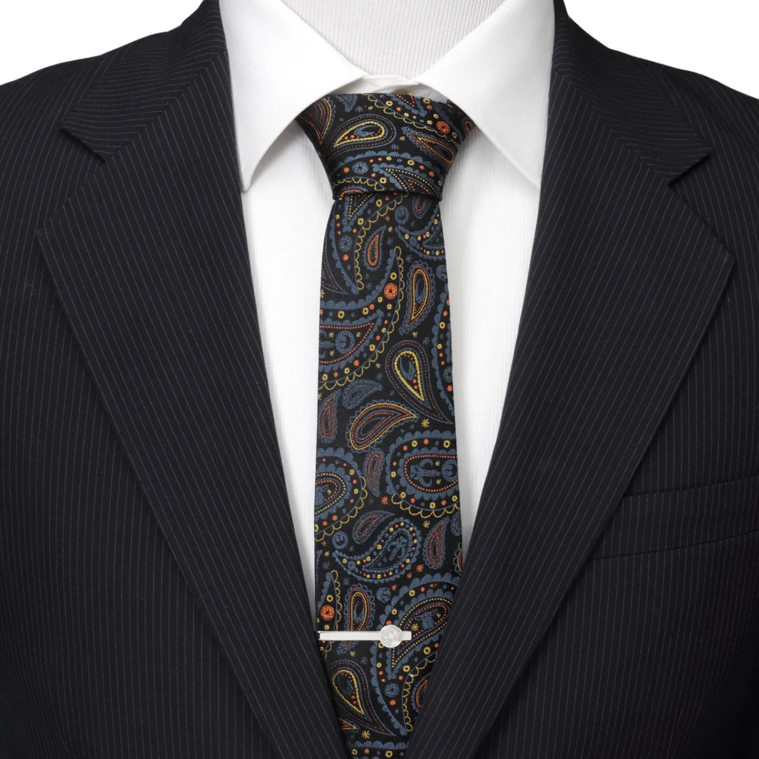 Discount Mandalorian Black Paisley Men's Tie Star Wars Ties