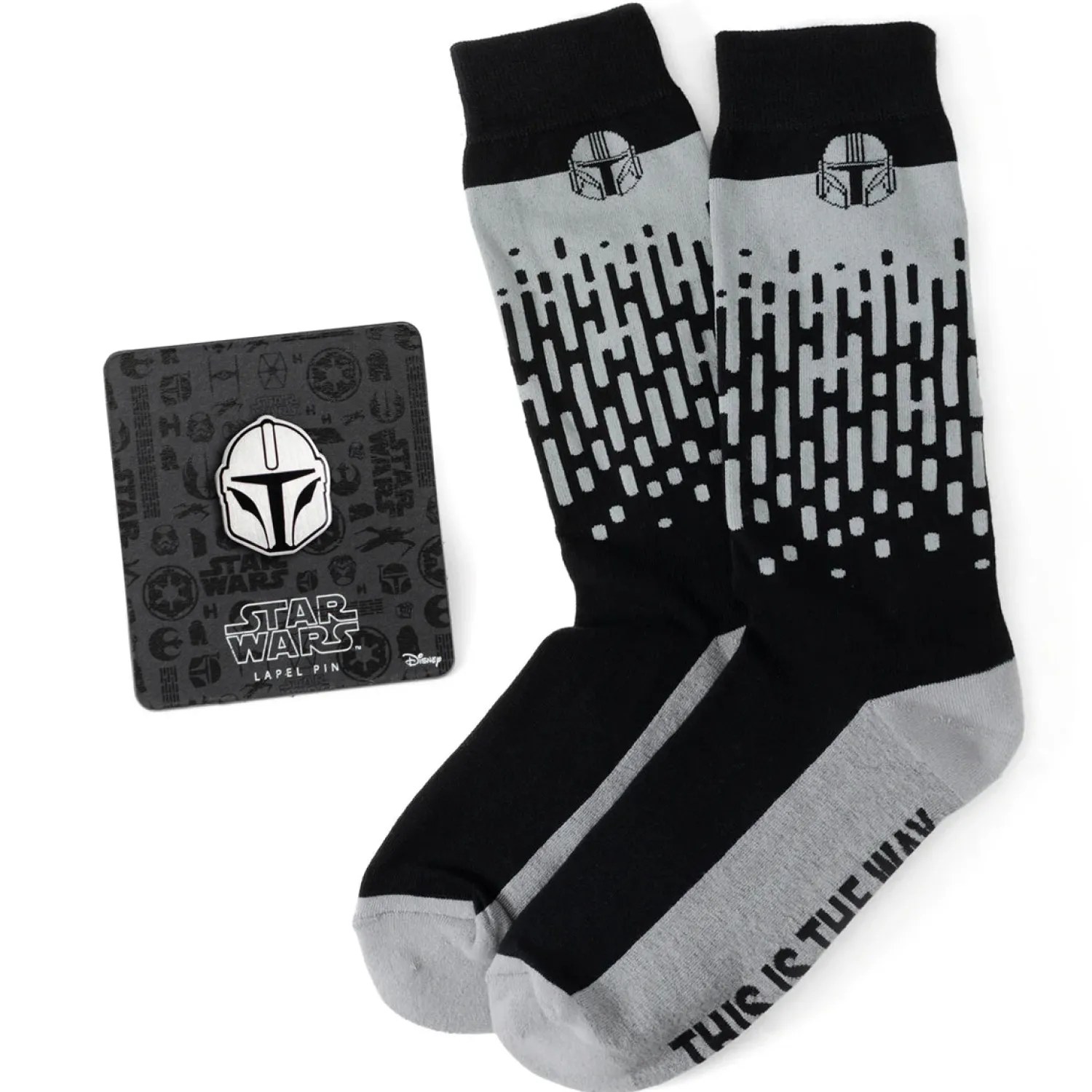 Online Mandalorian Gray Gift Set Socks