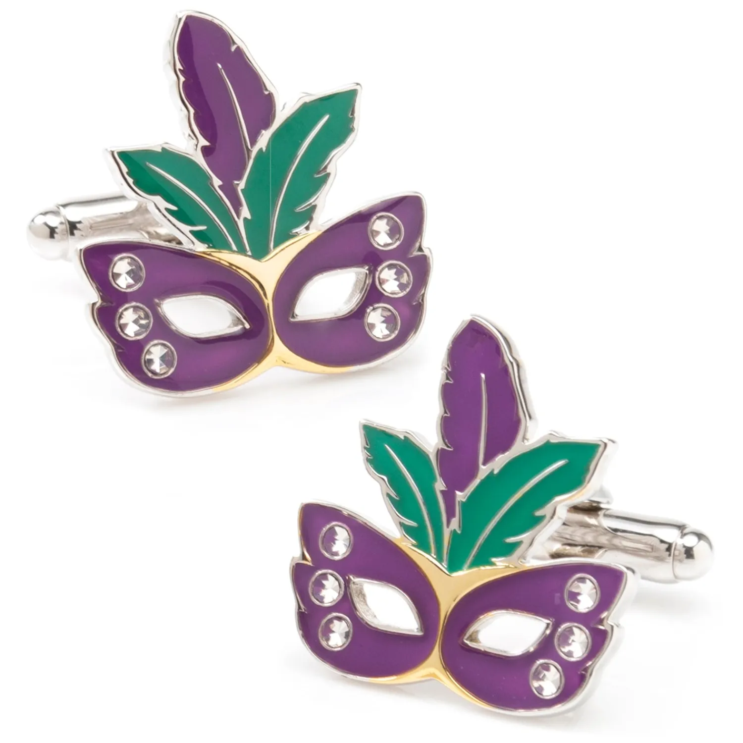 Fashion Mardi Gras Cufflinks Luxury Cufflinks | Hobbies & Interests Cufflinks