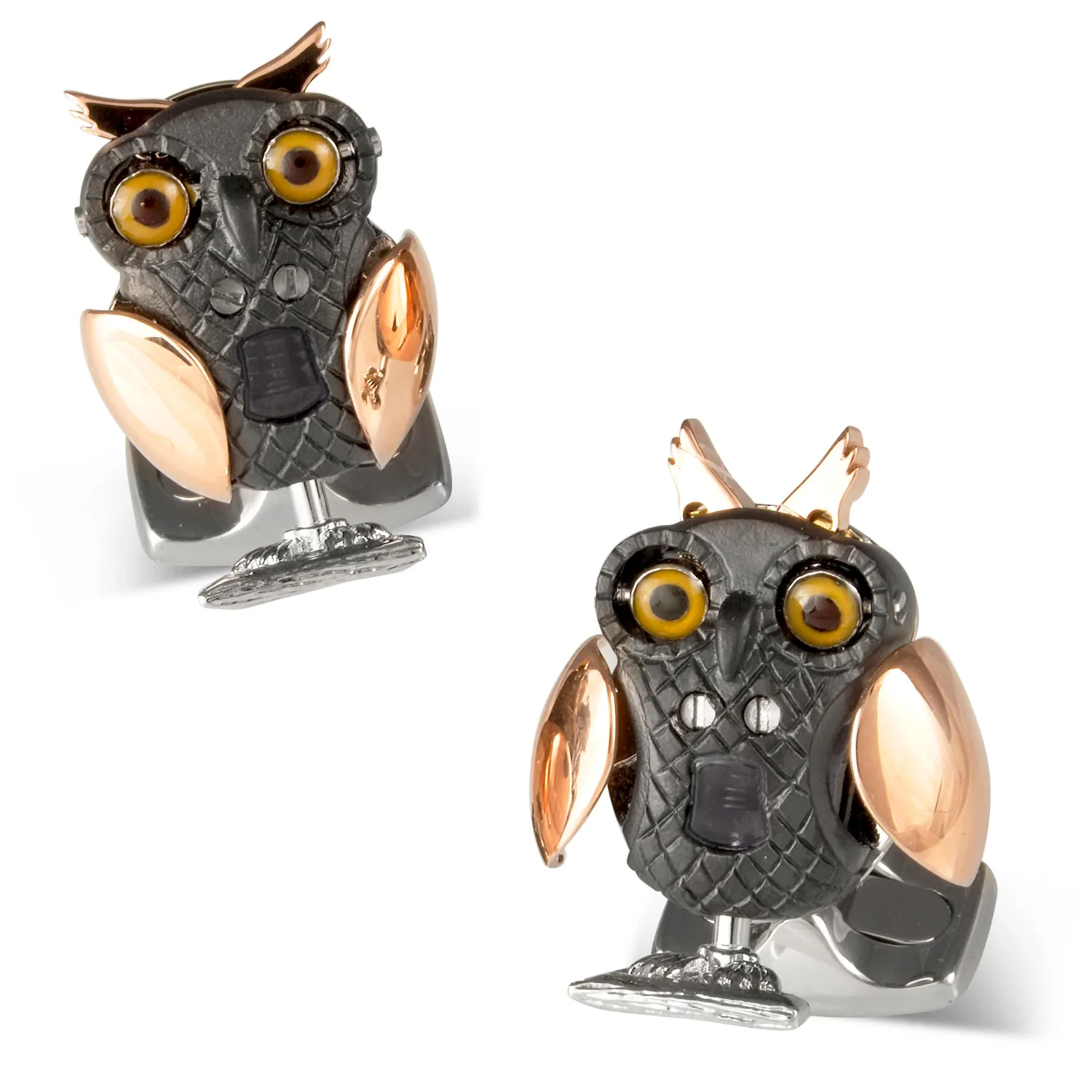 Discount Mechanical Owl Cufflinks Luxury Cufflinks | Hobbies & Interests Cufflinks