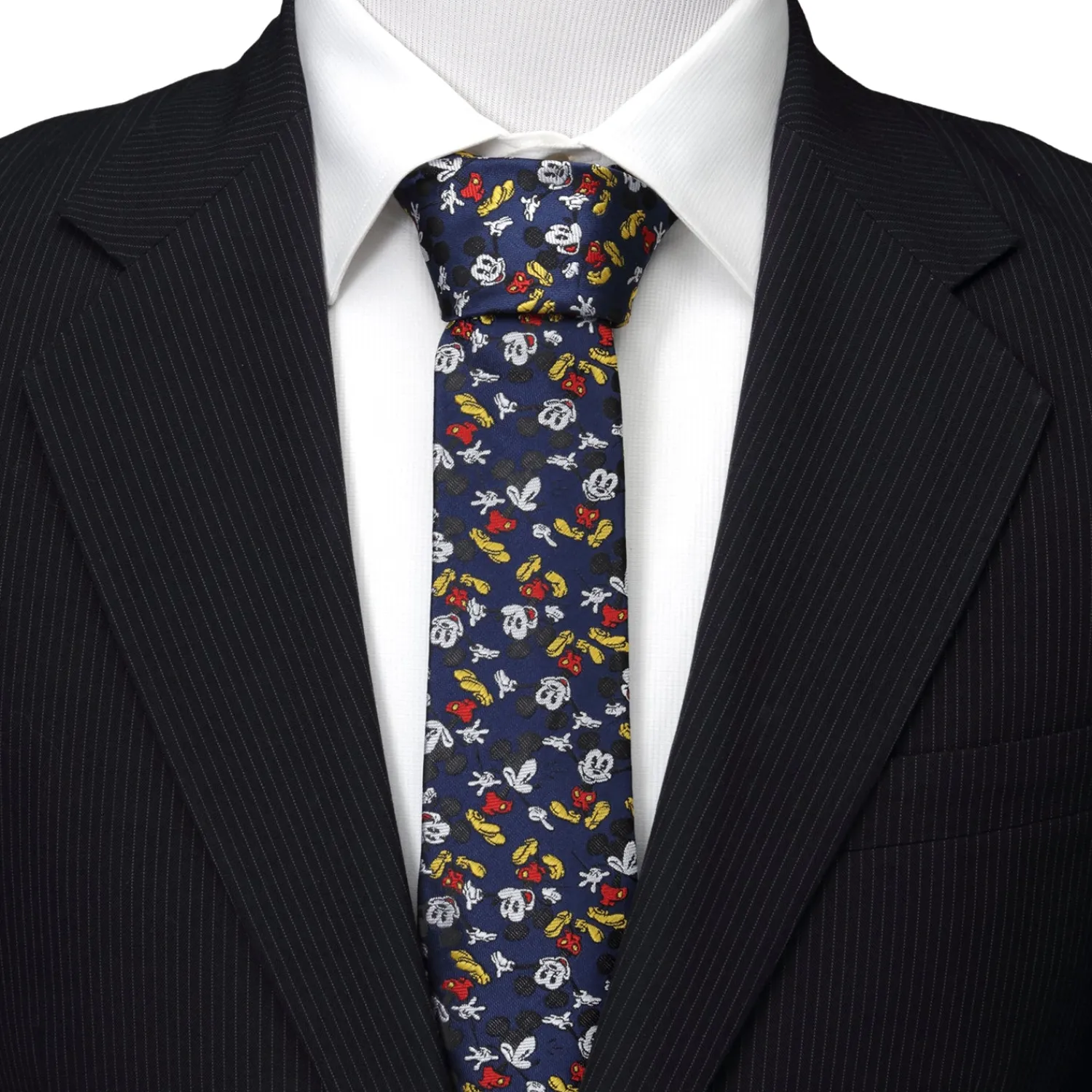 Online Mickey Action Navy Men's Tie Disney Ties