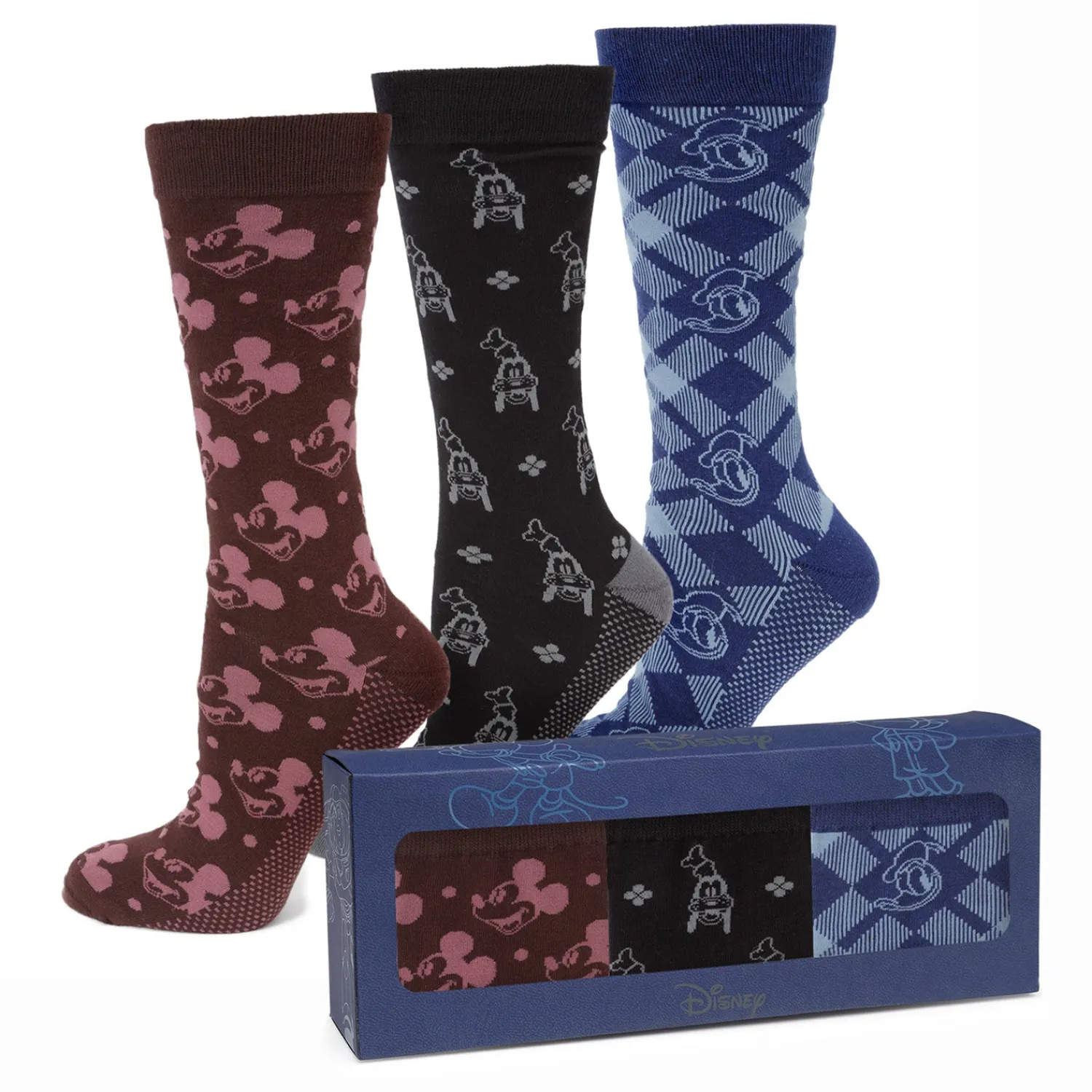 Cheap Mickey and Friends Multicolored Gift Set Socks