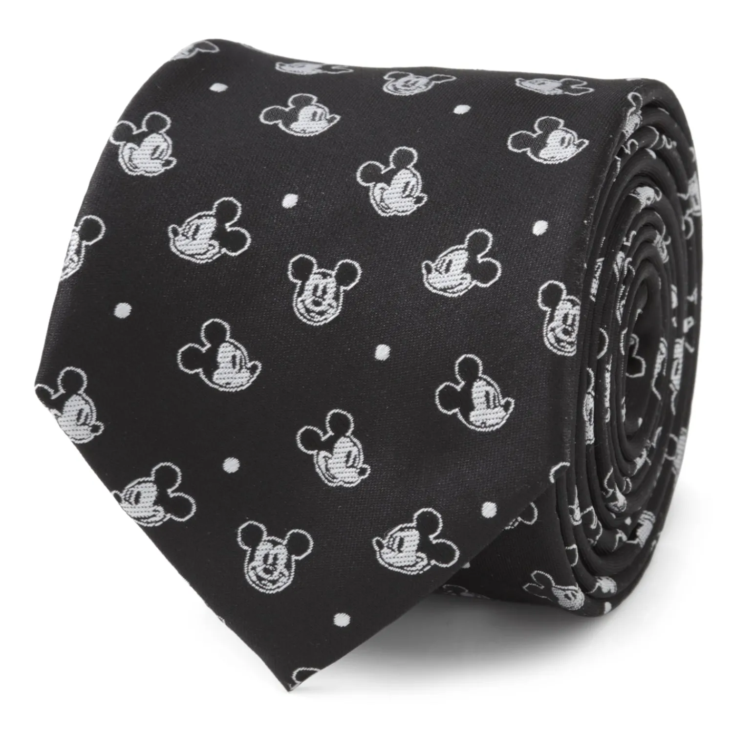 Flash Sale Mickey Dot Black Men's Tie Disney Ties