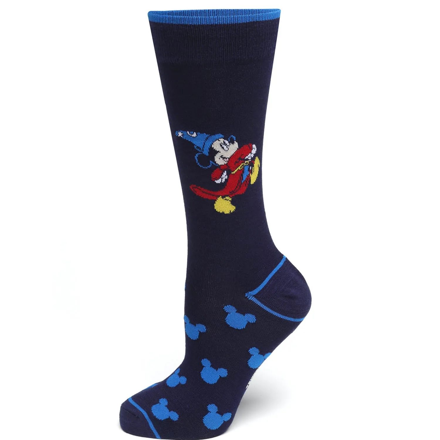 Clearance Mickey Fantasia Navy Sock and Mickey Blue Lapel Pin Gift Set Socks