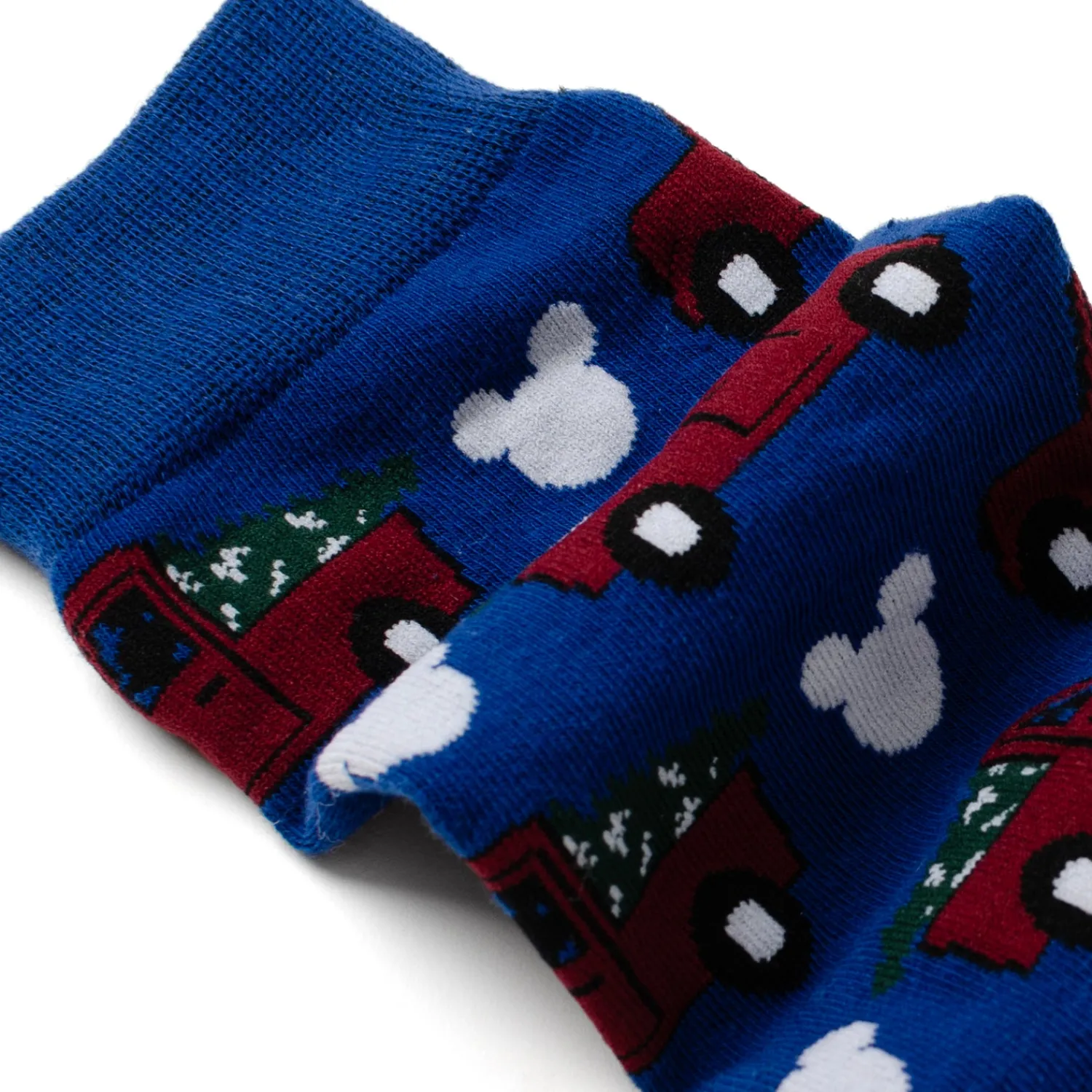 Best Sale Mickey Holiday Truck Navy Sock and Mickey Blue Lapel Pin Gift Set Socks