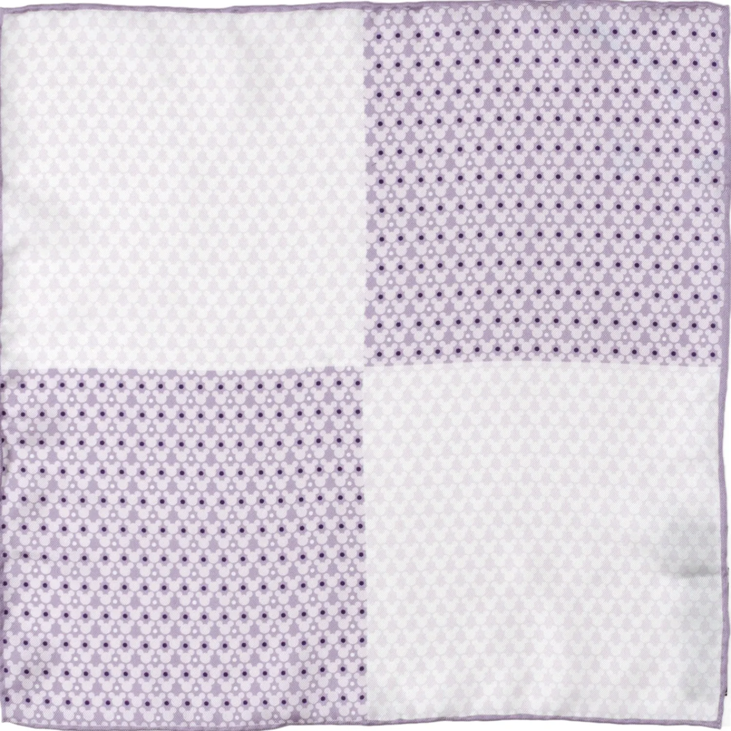 Fashion Mickey Lavender 4 Square Pocket Square Pocket Squares