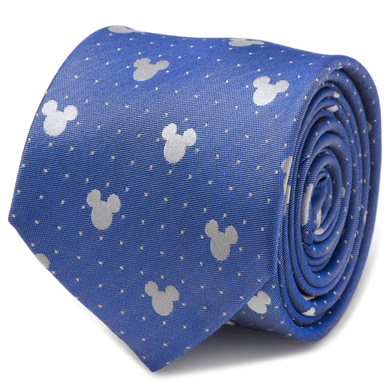 Online Mickey Mouse Blue Pin Dot Men's Tie Disney Ties