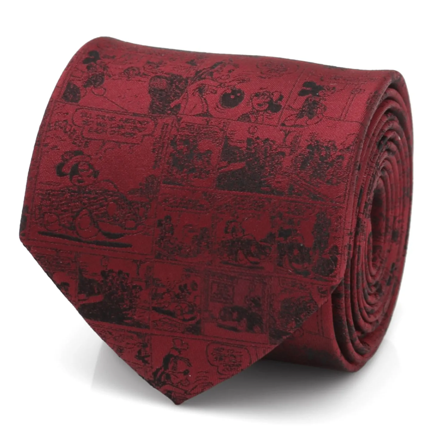 Hot Mickey Mouse Comic Red Men's Tie Disney Ties